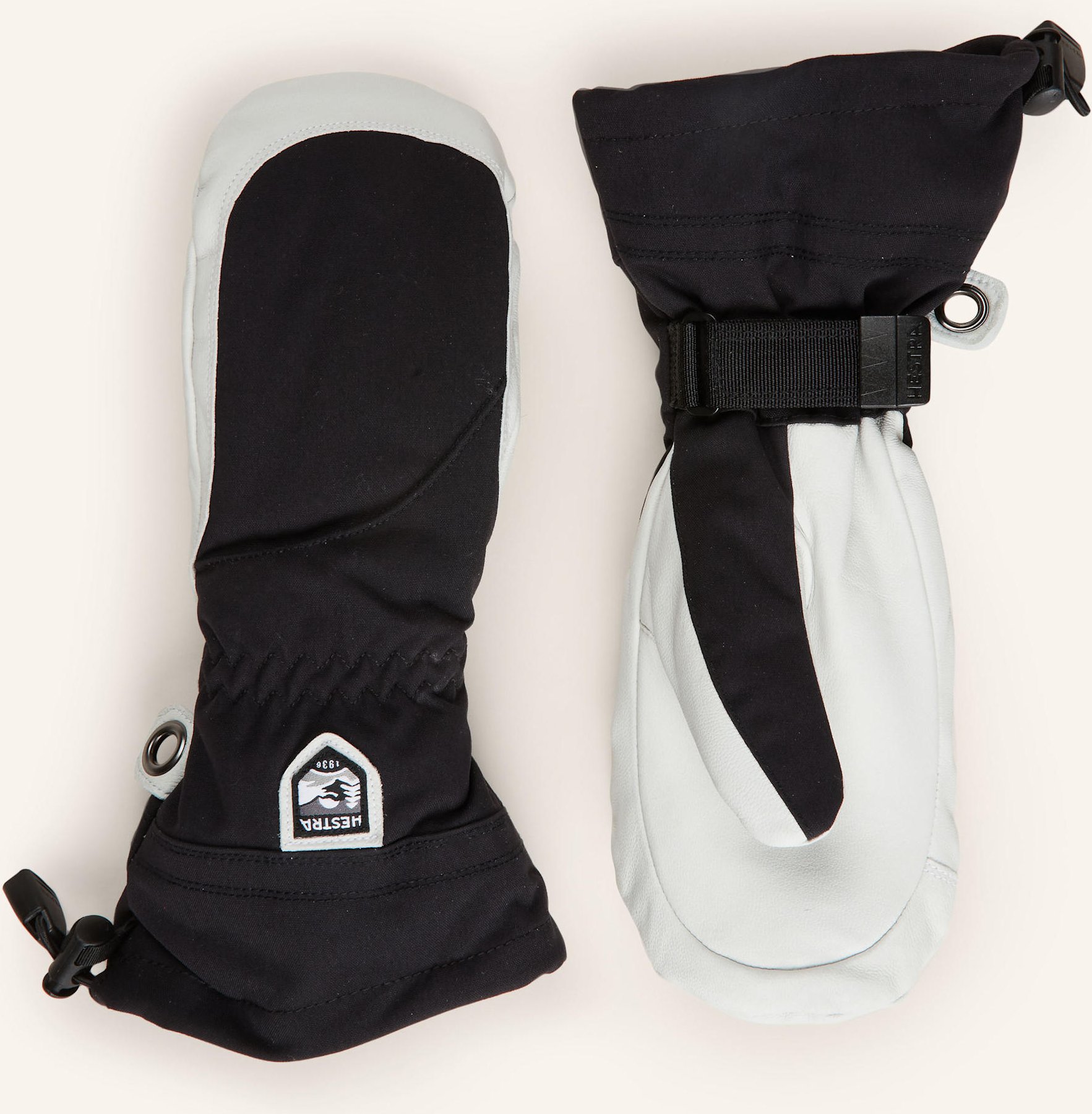 Hestra Fäustlinge Army Leather Heli schwarz