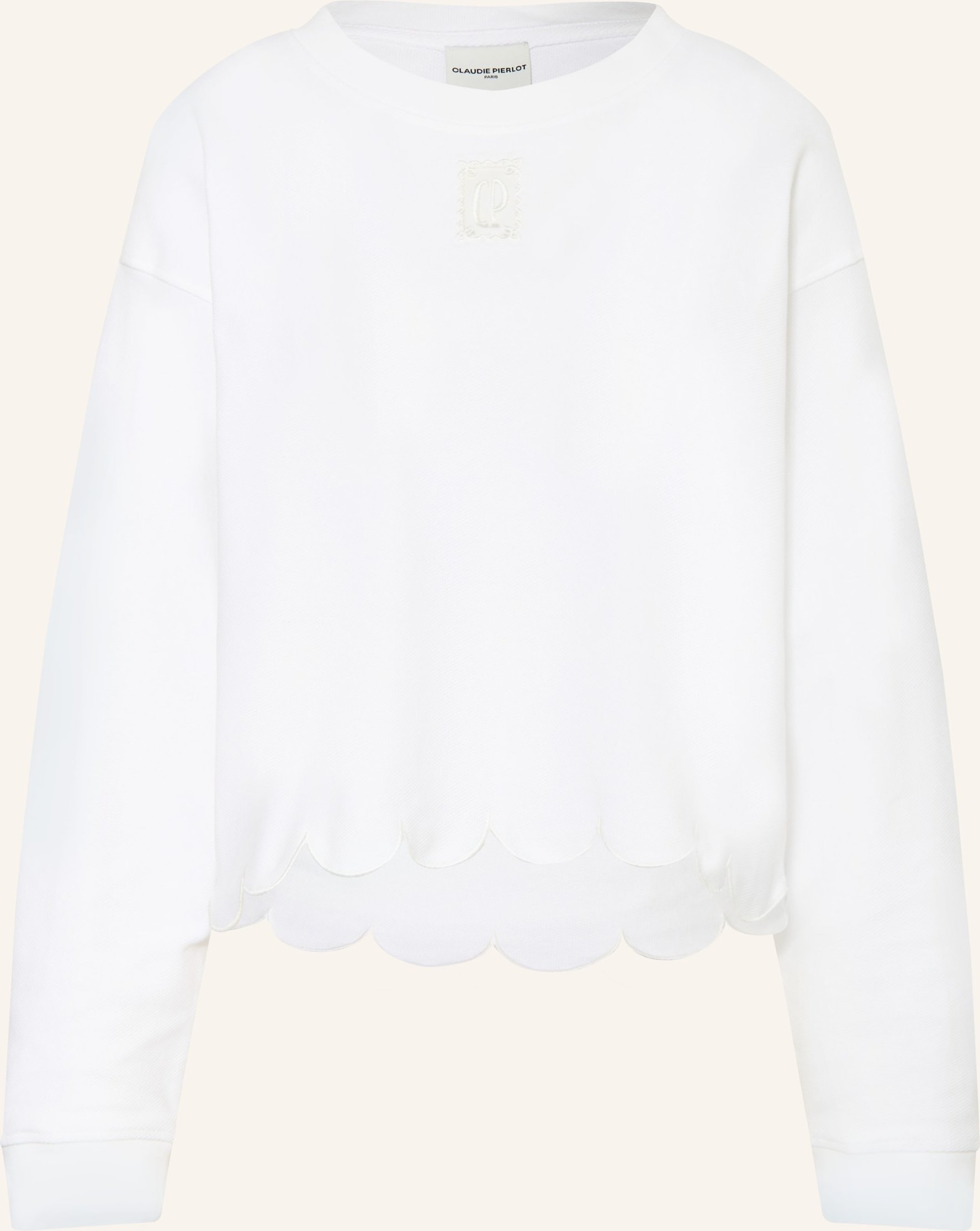 Claudie Pierlot Sweatshirt weiss