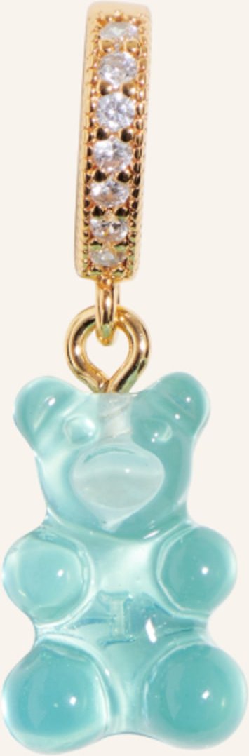 Crystal Haze Anhänger Mediterranean Nostalgia Bear By Glambou blau