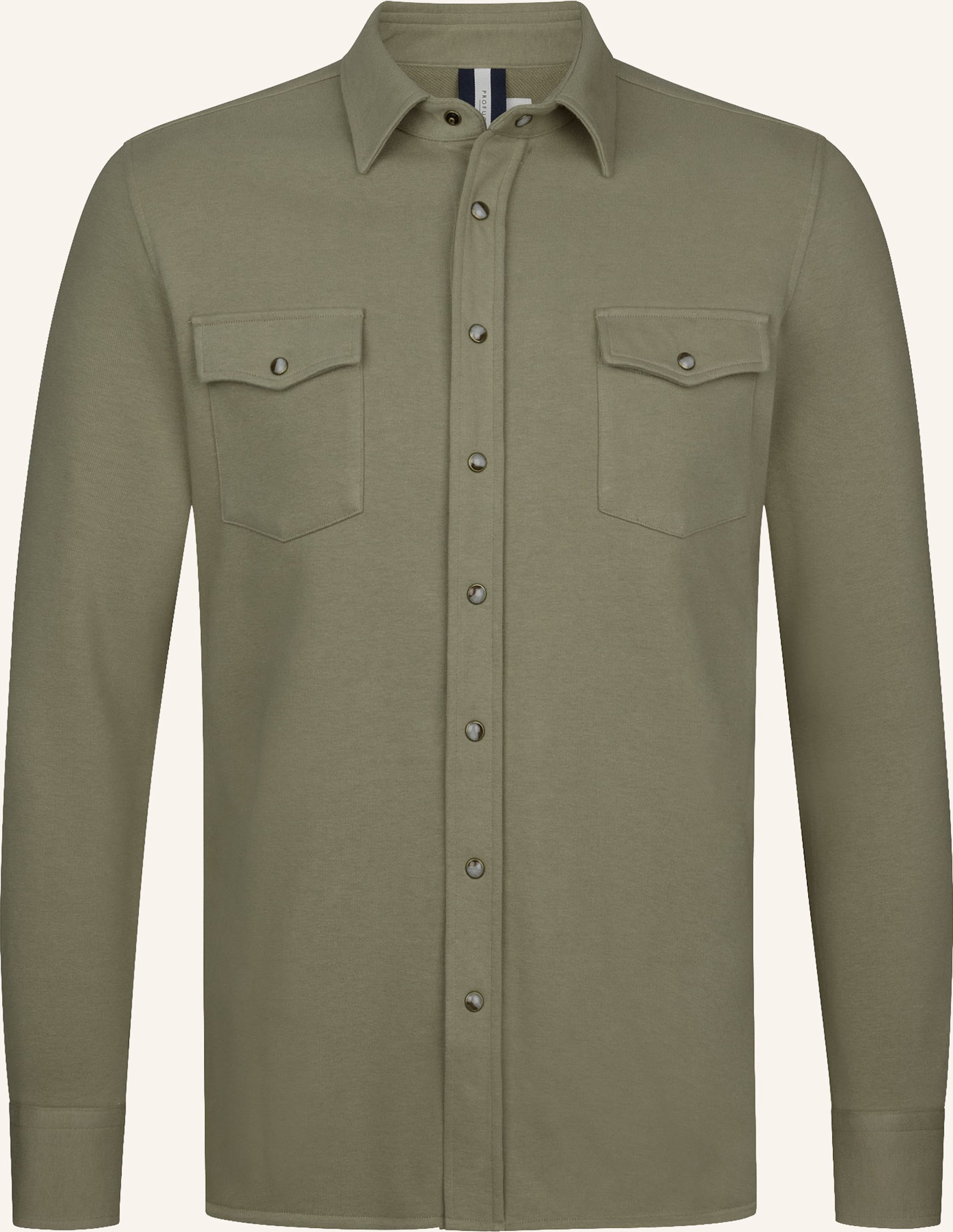Profuomo Solid Overshirt gruen