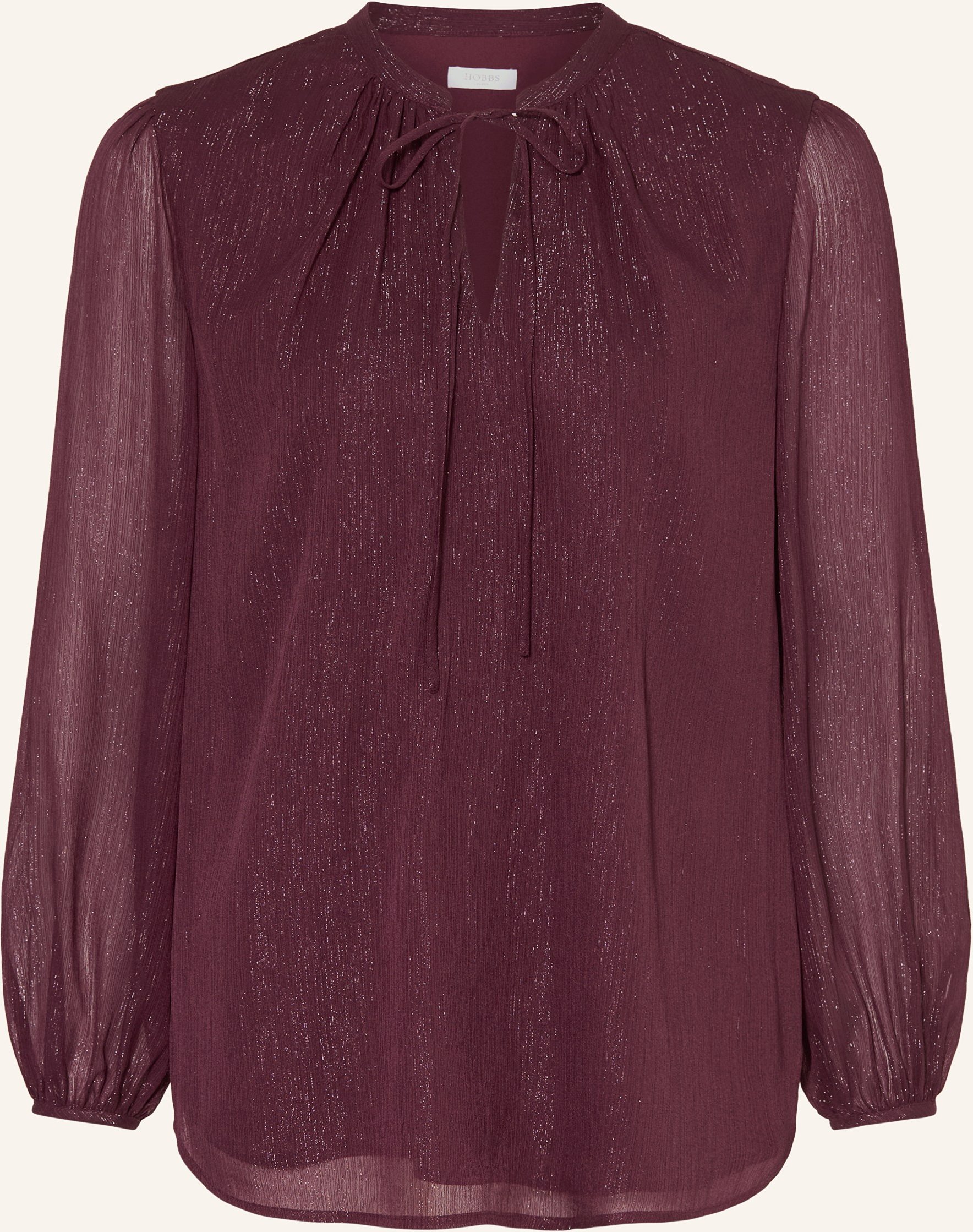 Hobbs Bluse Vivien Mit Glitzergarn lila