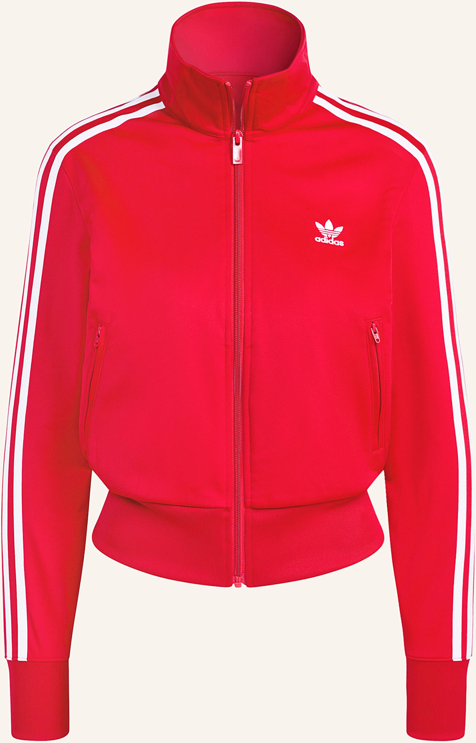 Thumbnail - Adidas Originals Sweatjacke Firebird Adicolor rot