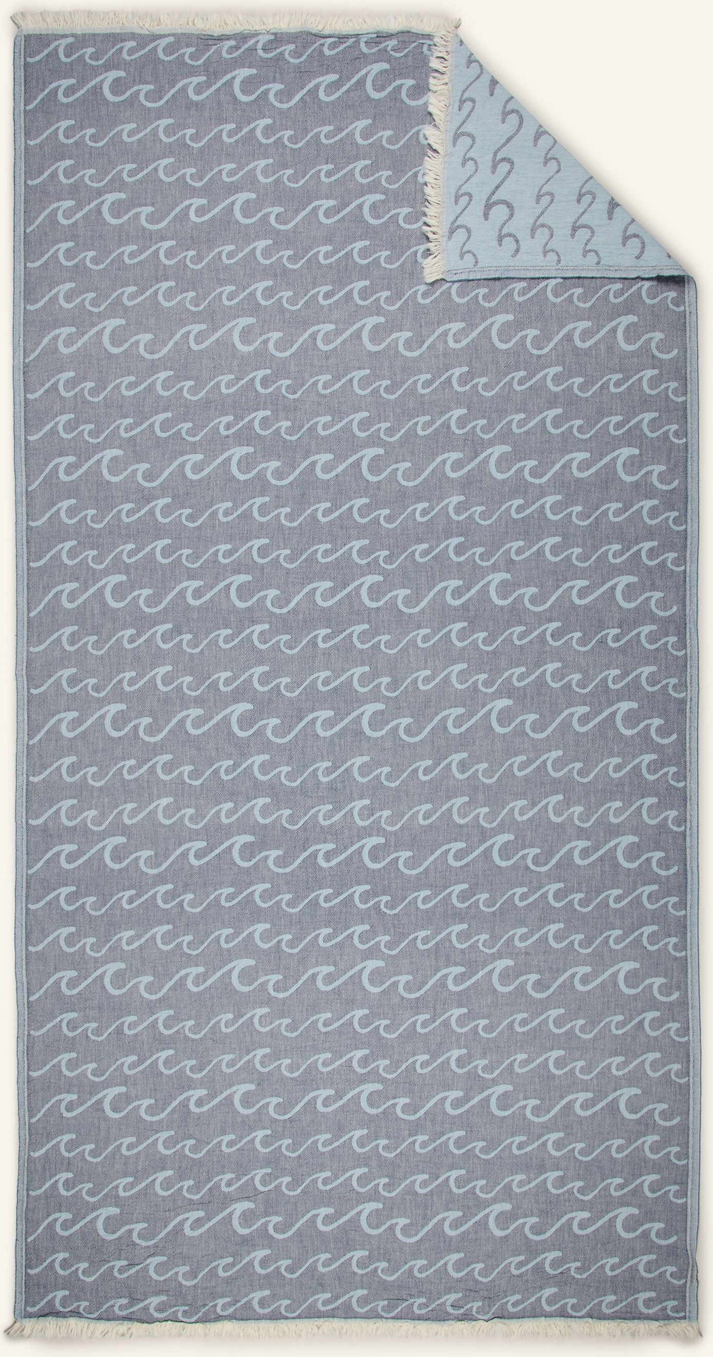 Pad Strandtuch Beach Palm blau