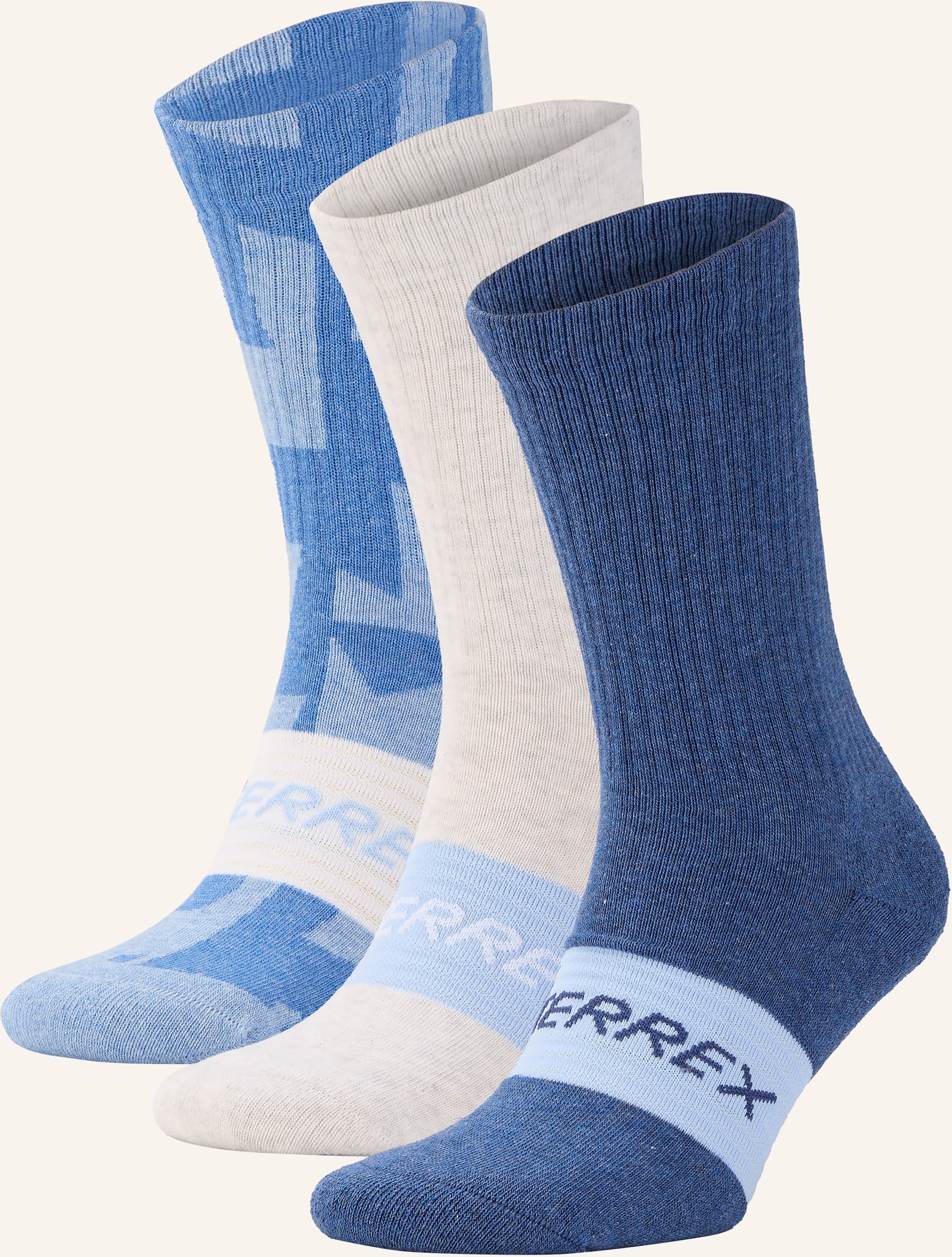 Adidas Terrex 3er-Pack Trekking-Socken Terrex blau