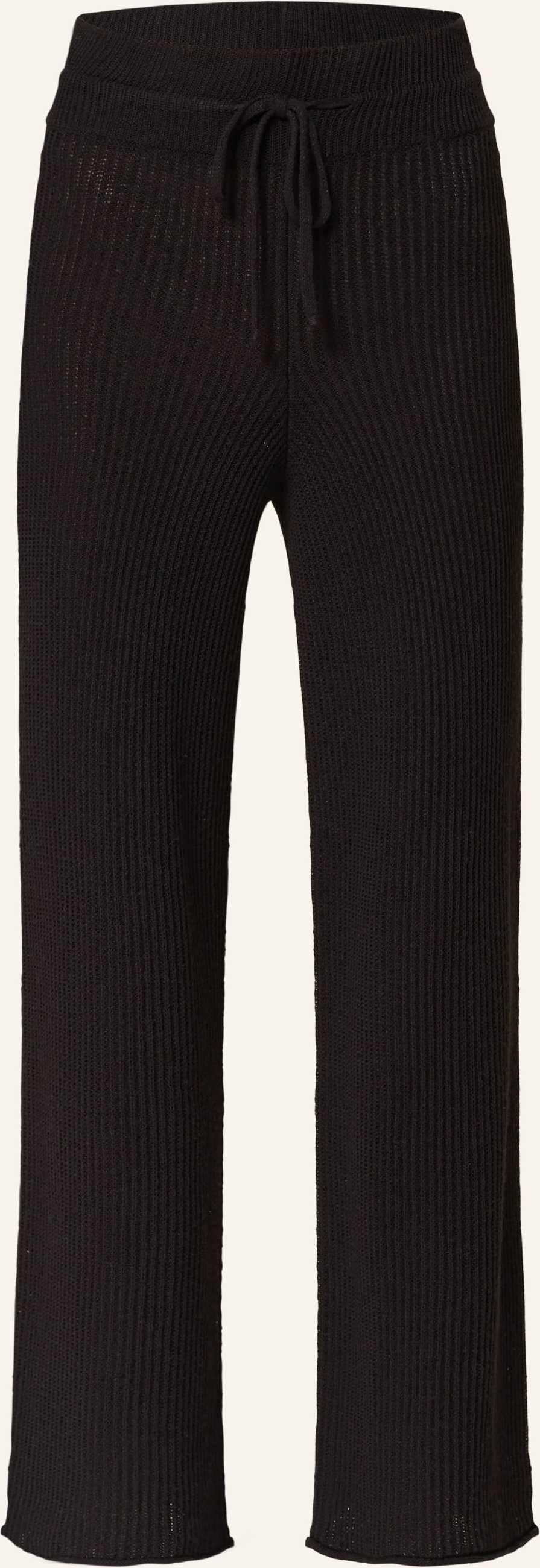 By Aylin Koenig Strickhose Lia Im Jogging-Stil Mit Leinen schwarz