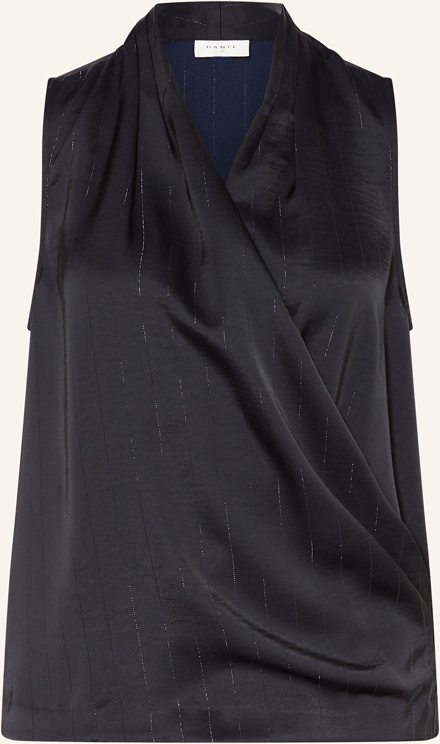 dante6 Satintop Setia In Wickeloptik schwarz