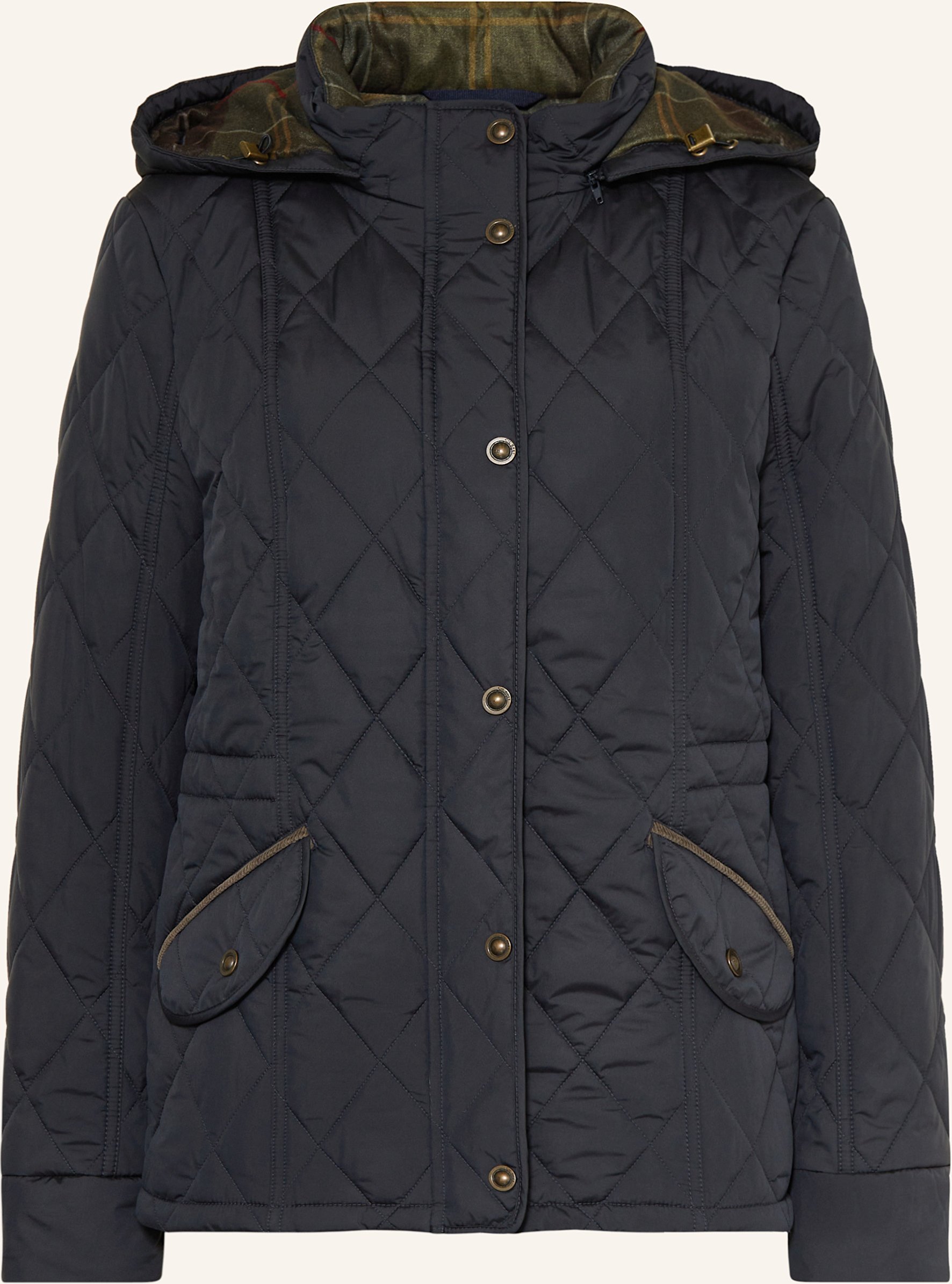 Gil Bret Steppjacke Mit Abnehmbarer Kapuze blau