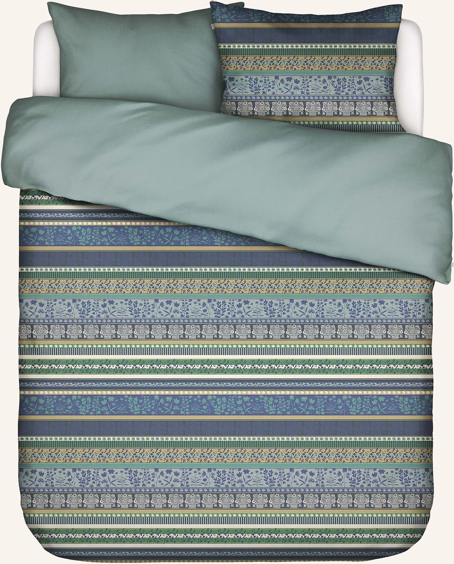 Essenza Bettwäsche Lita Zum Wenden gruen