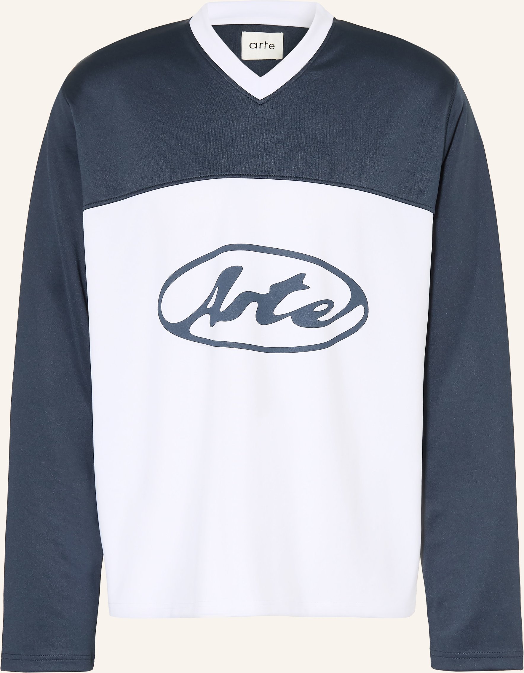 Arte Antwerp Longsleeve Aus Jersey blau