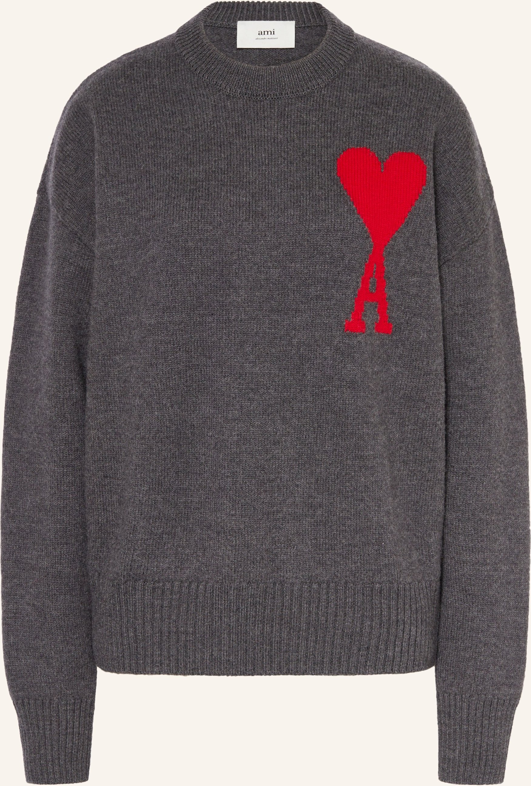 Ami Paris Pullover grau