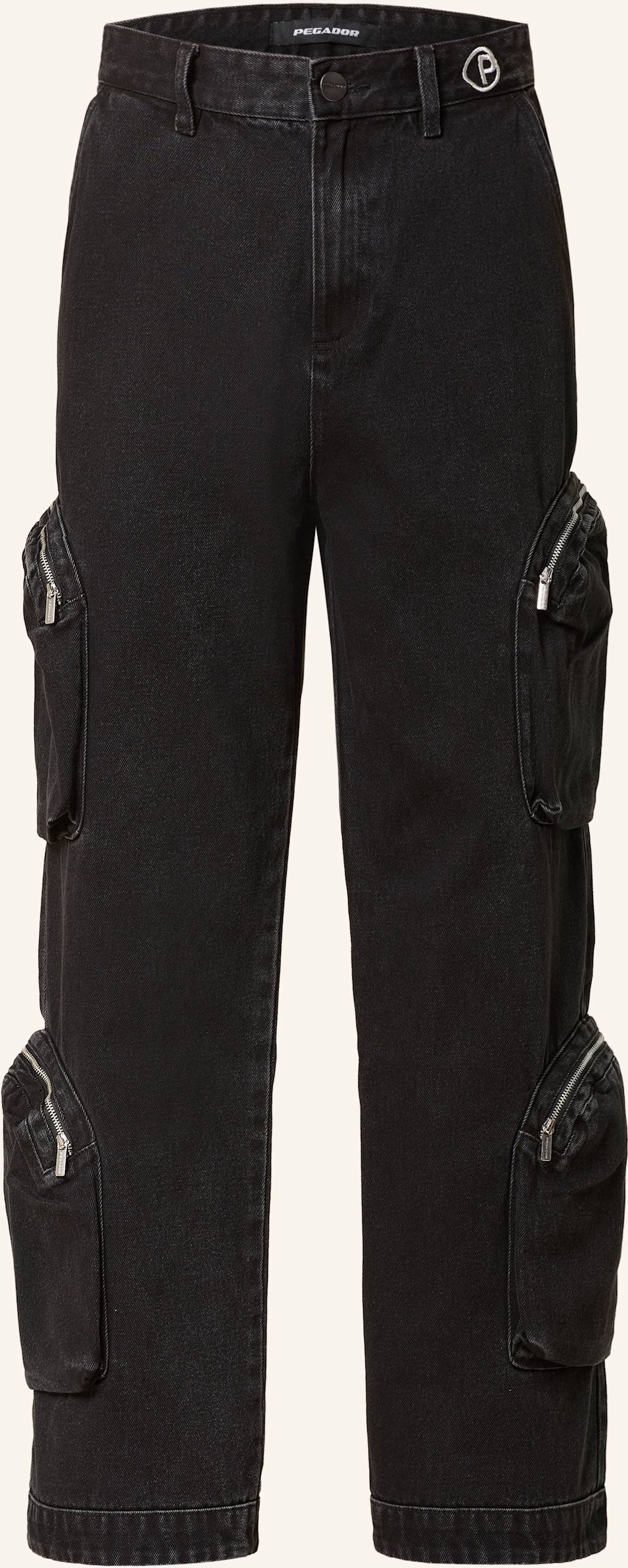 Pegador Cargojeans Yarvite Regular Fit schwarz