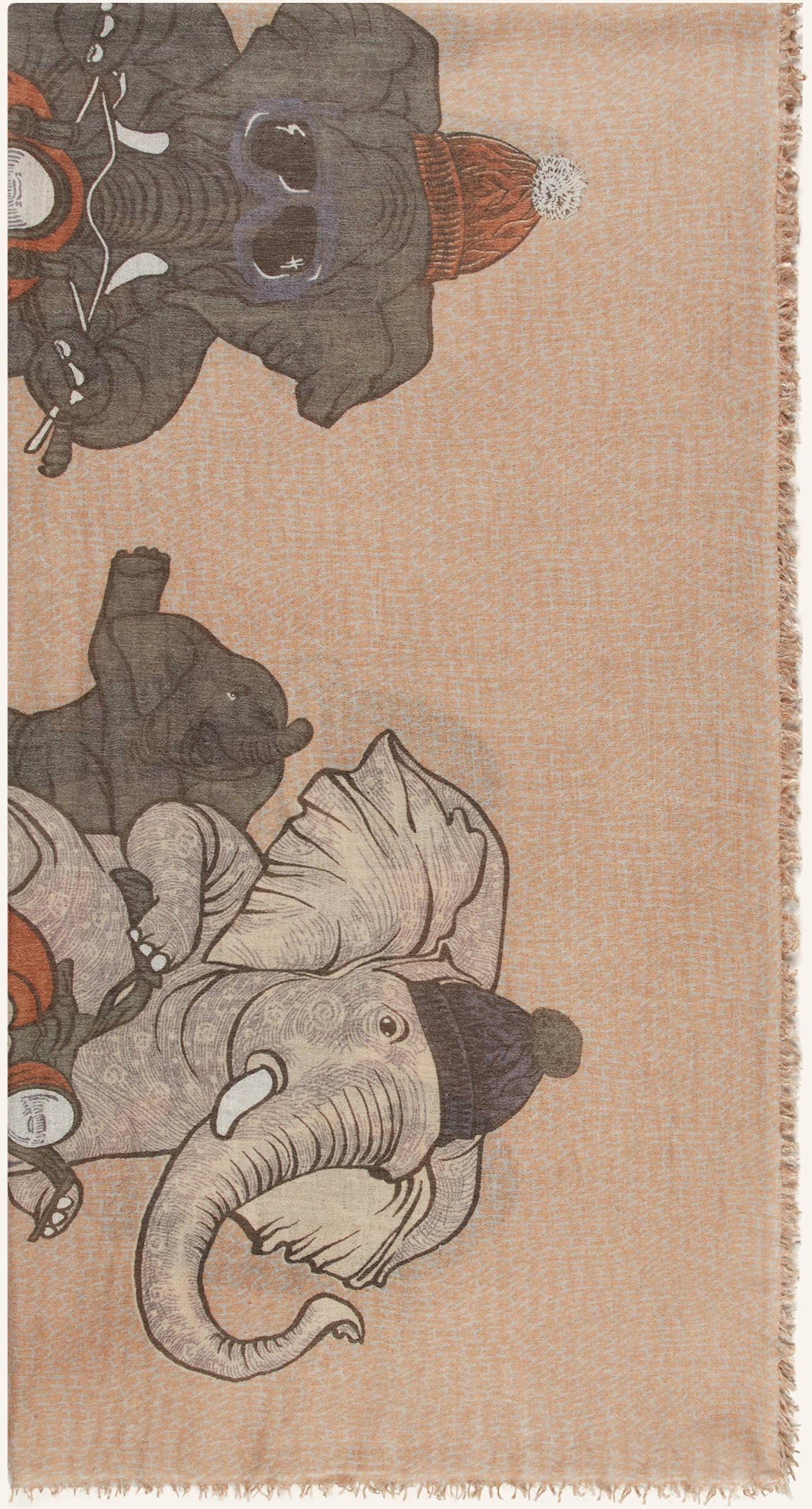 Hemisphere Tuch Mit Cashmere beige