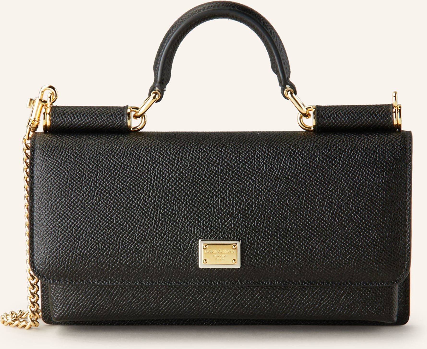 Dolce & Gabbana Umhängetasche Miss Sicily Mini schwarz