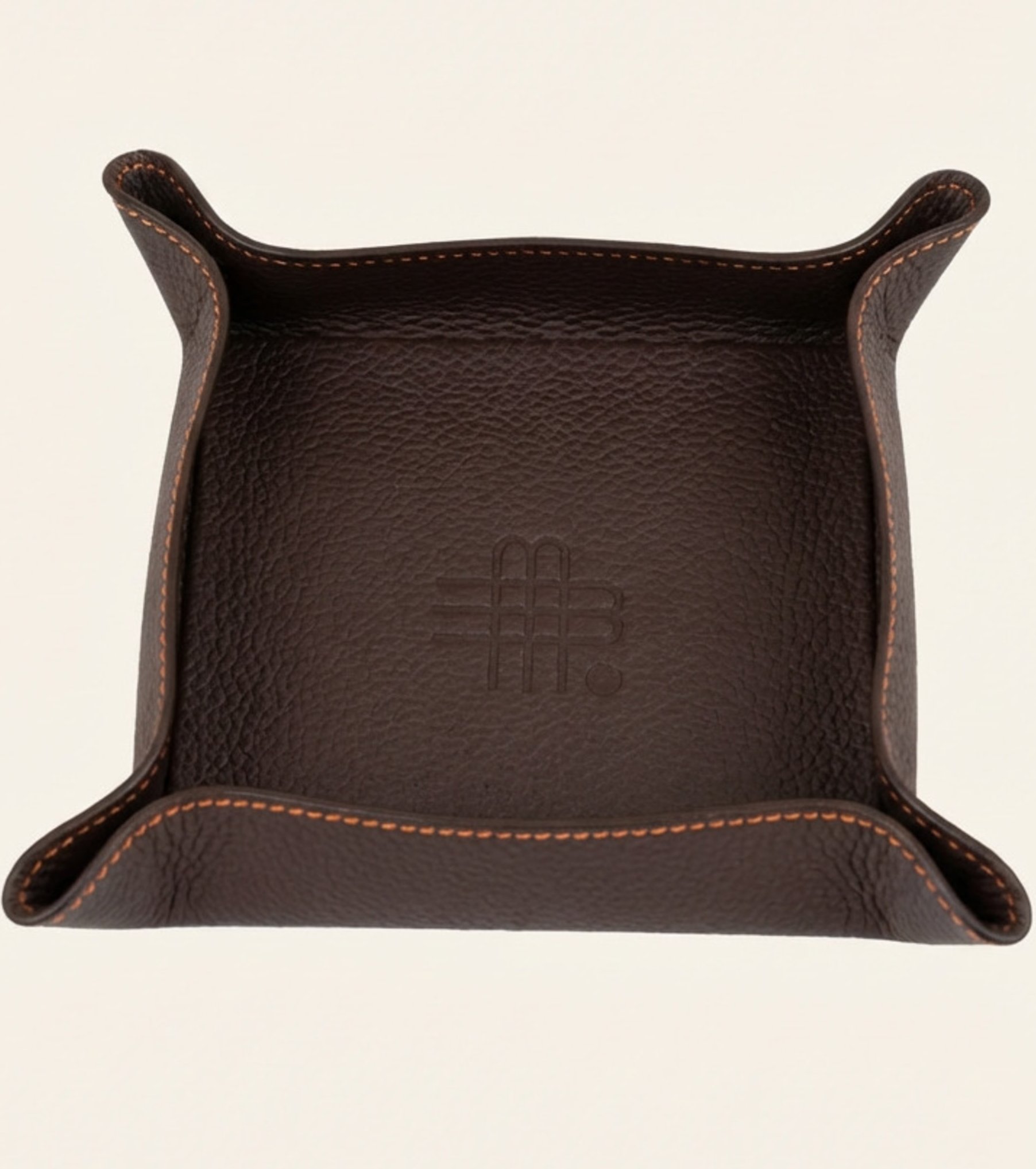 Gebauer & Gebauer Lederschale Braun braun