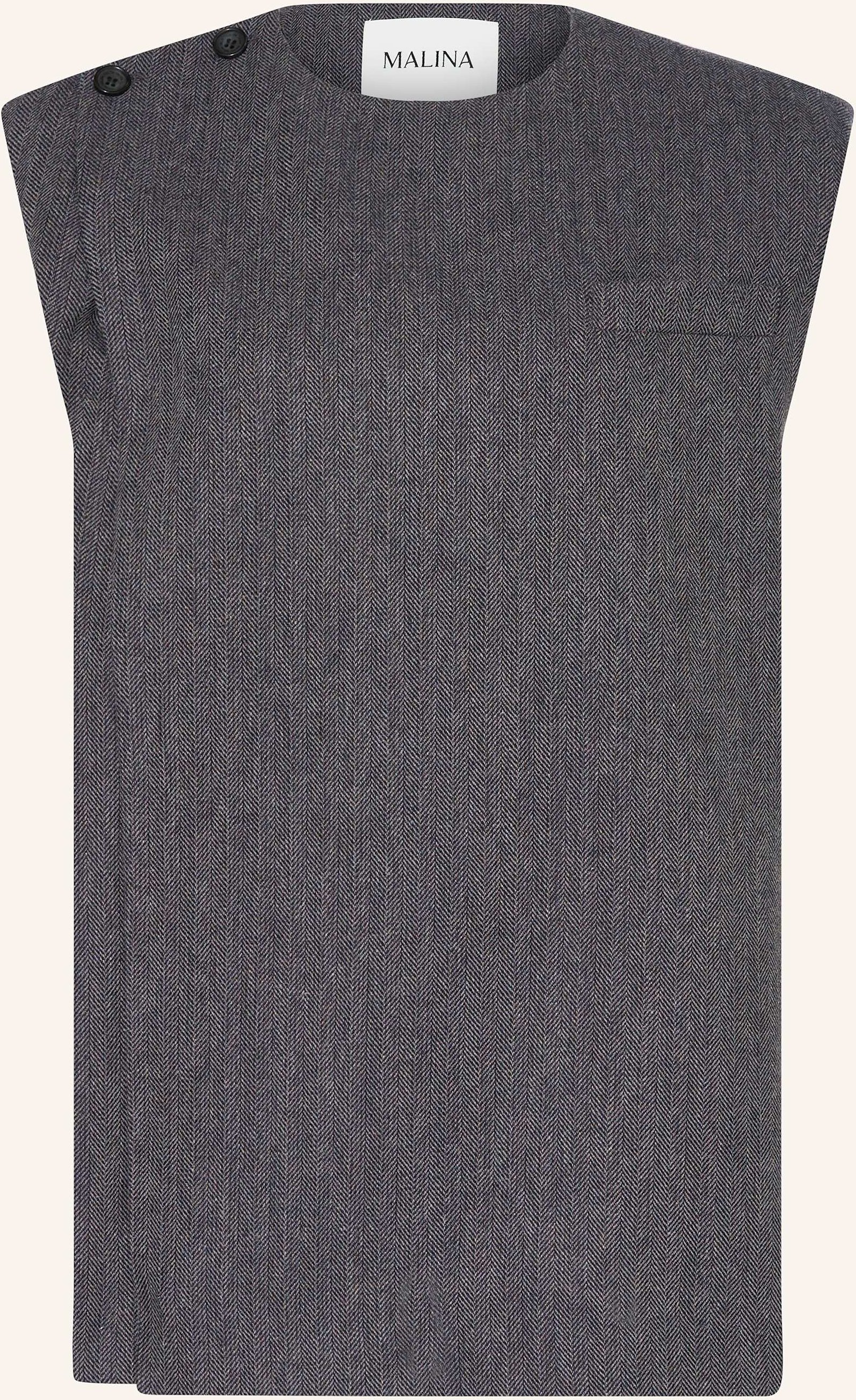Malina Blazerweste Mary grau