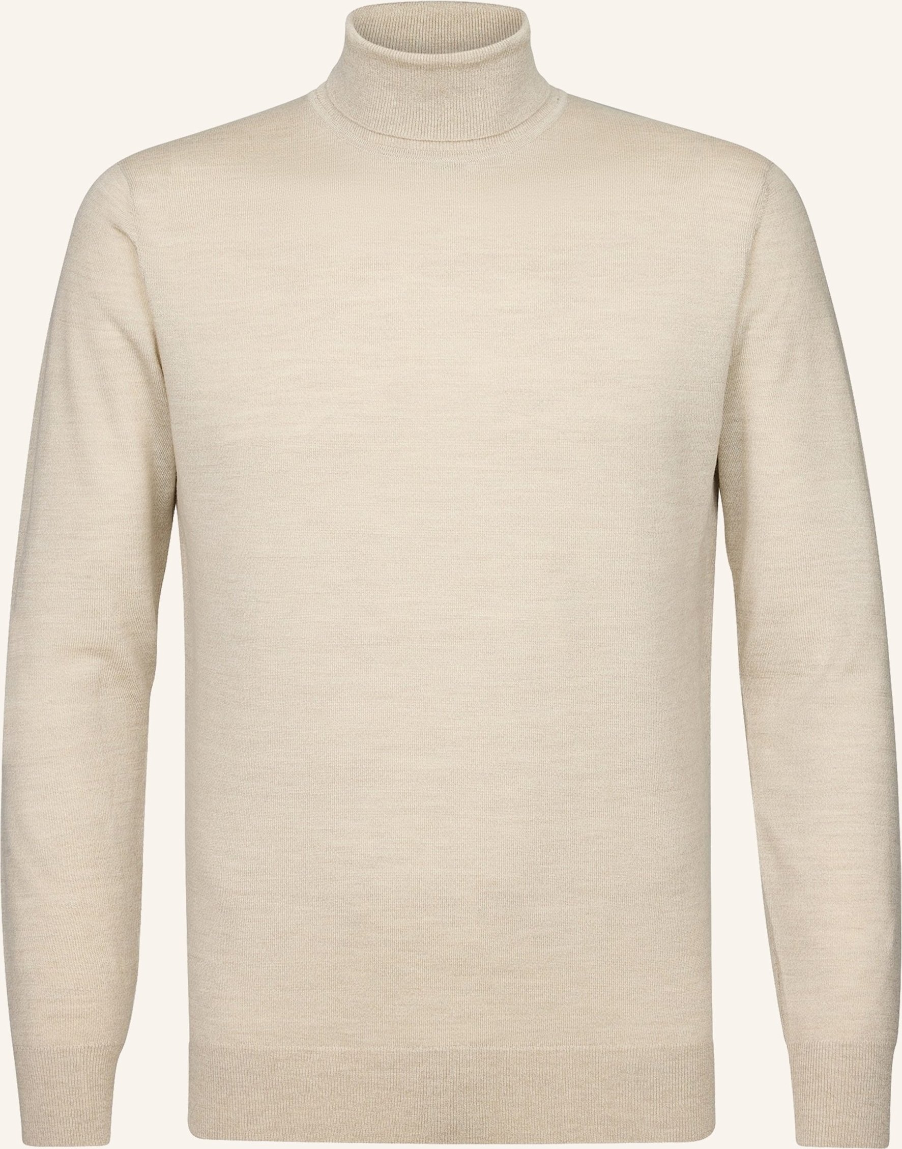 Profuomo Herren Rollkragenpullover beige