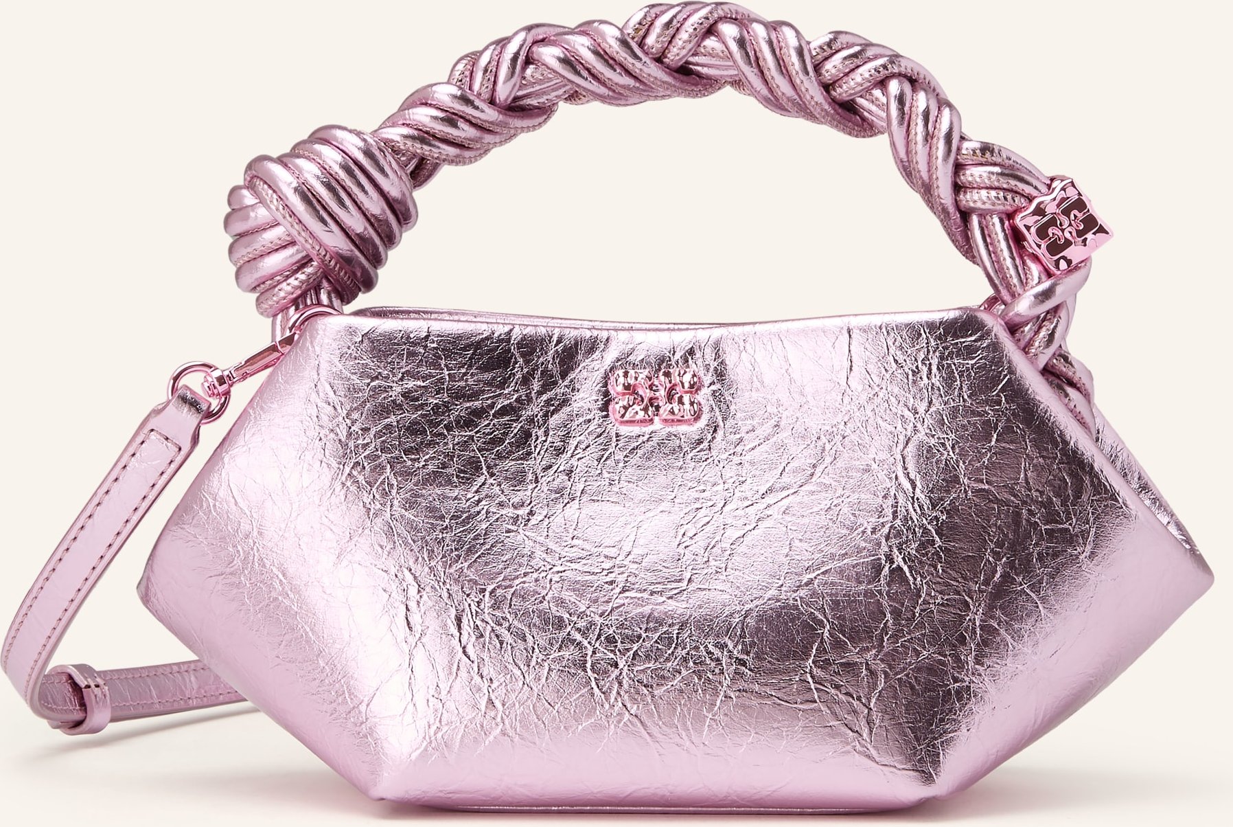 Ganni Handtasche Bou Bag Mini rosa