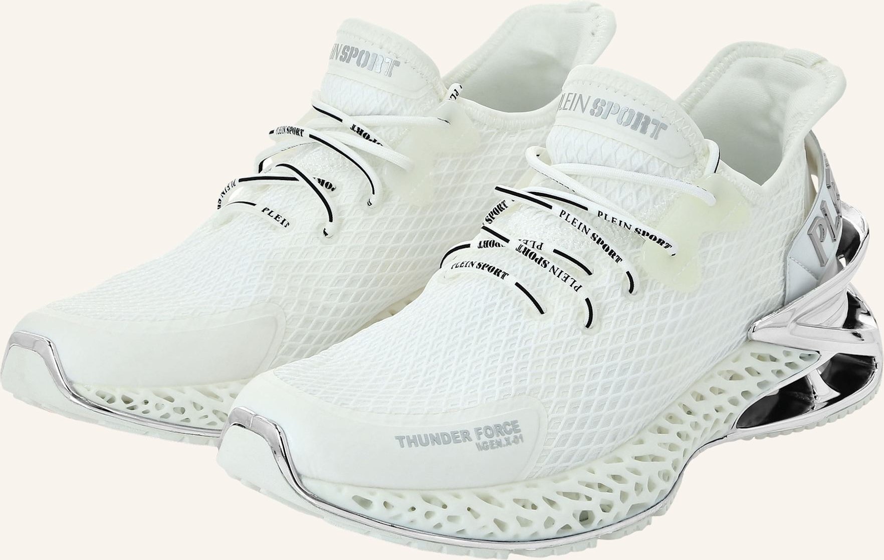 Plein Sport Runner Sneaker Thunder Force Genx 01 weiss