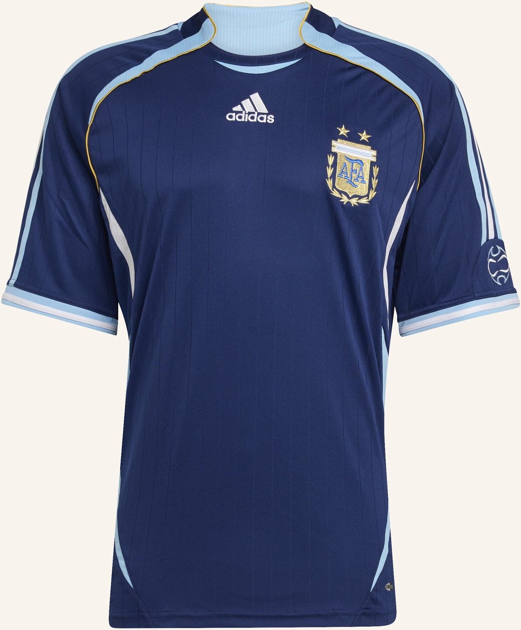 Adidas Argentinien 2006 Auswärtstrikot blau