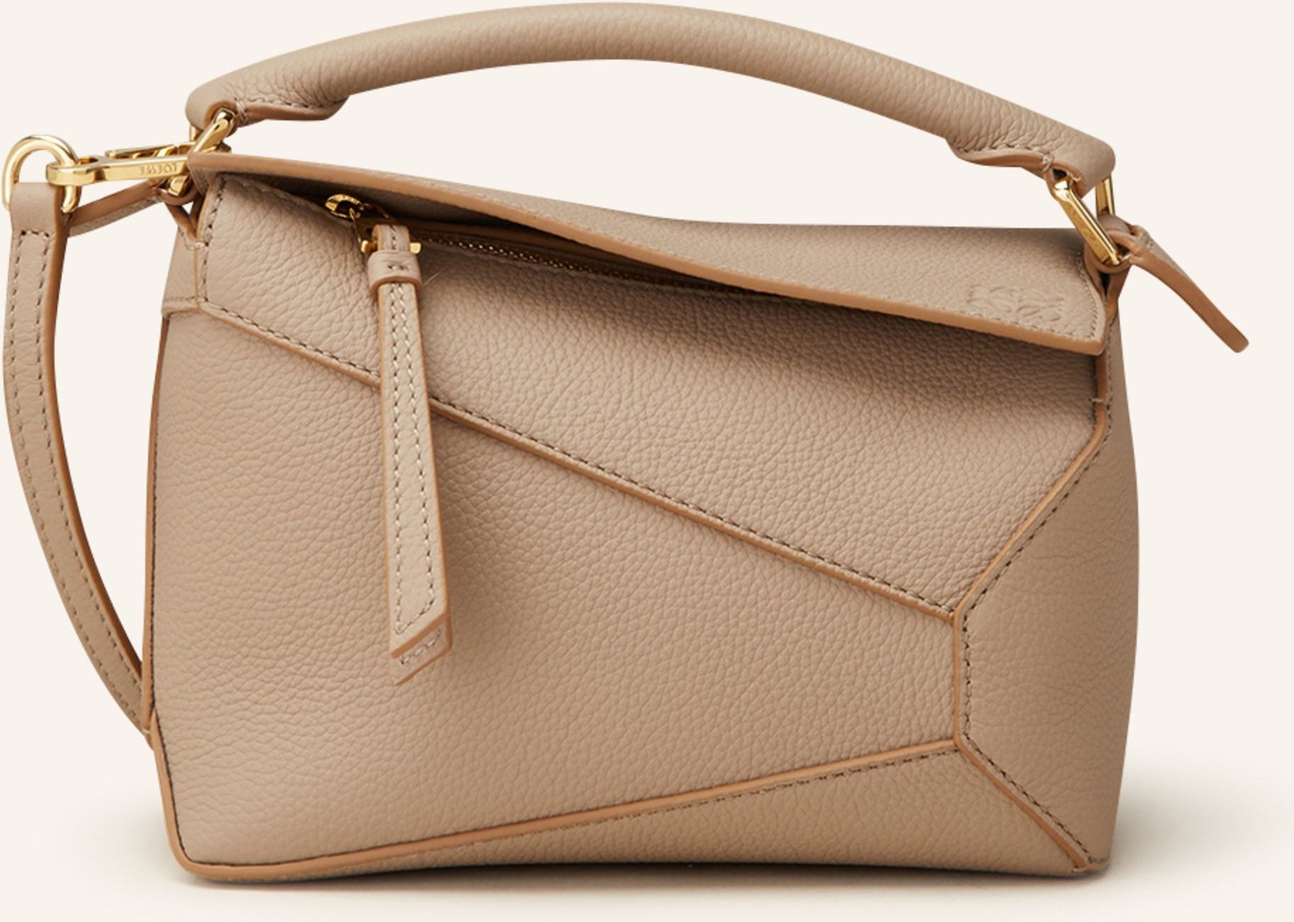 Loewe Umhängetasche Puzzle Edge Mini beige