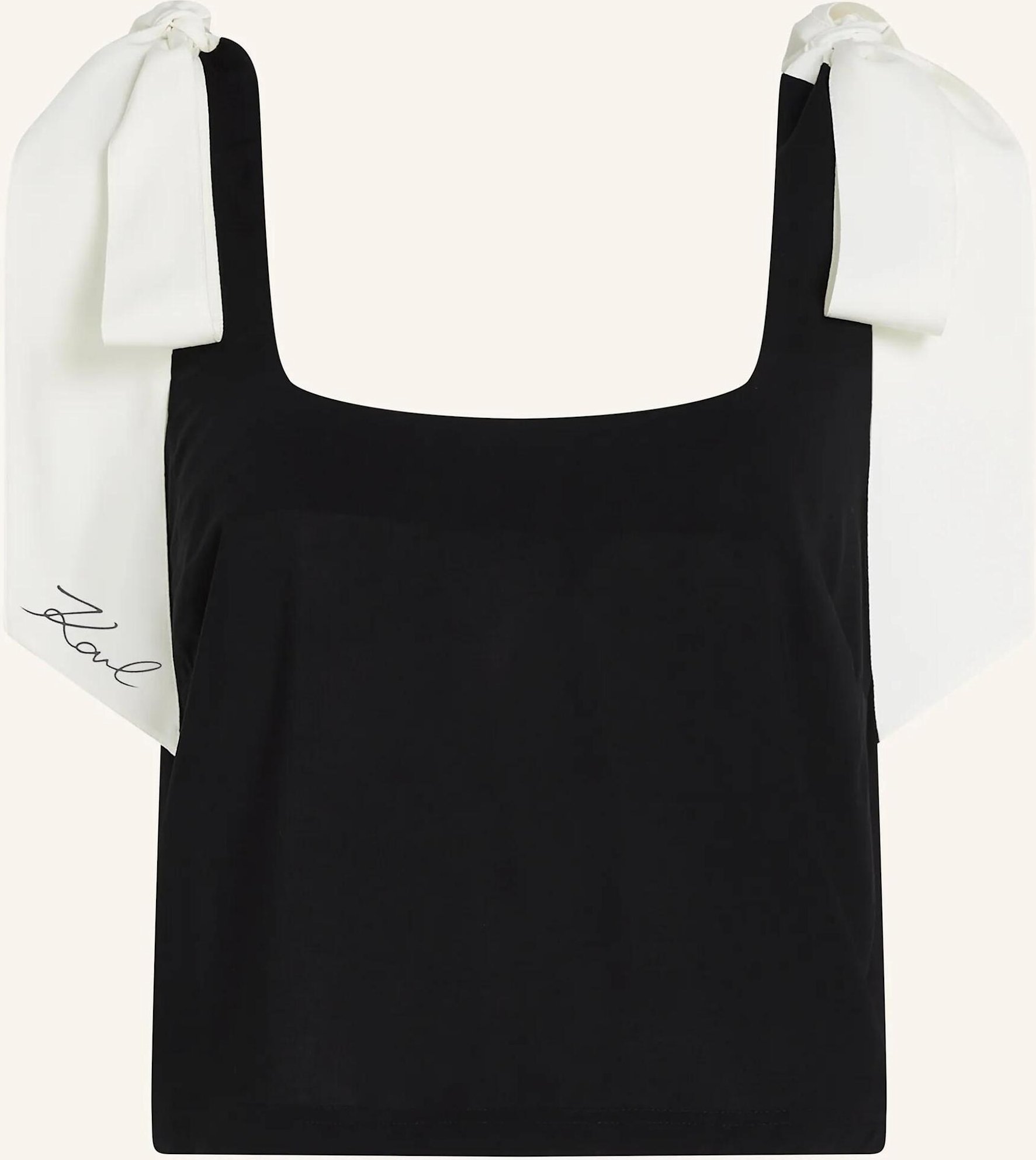 Karl Lagerfeld Top schwarz