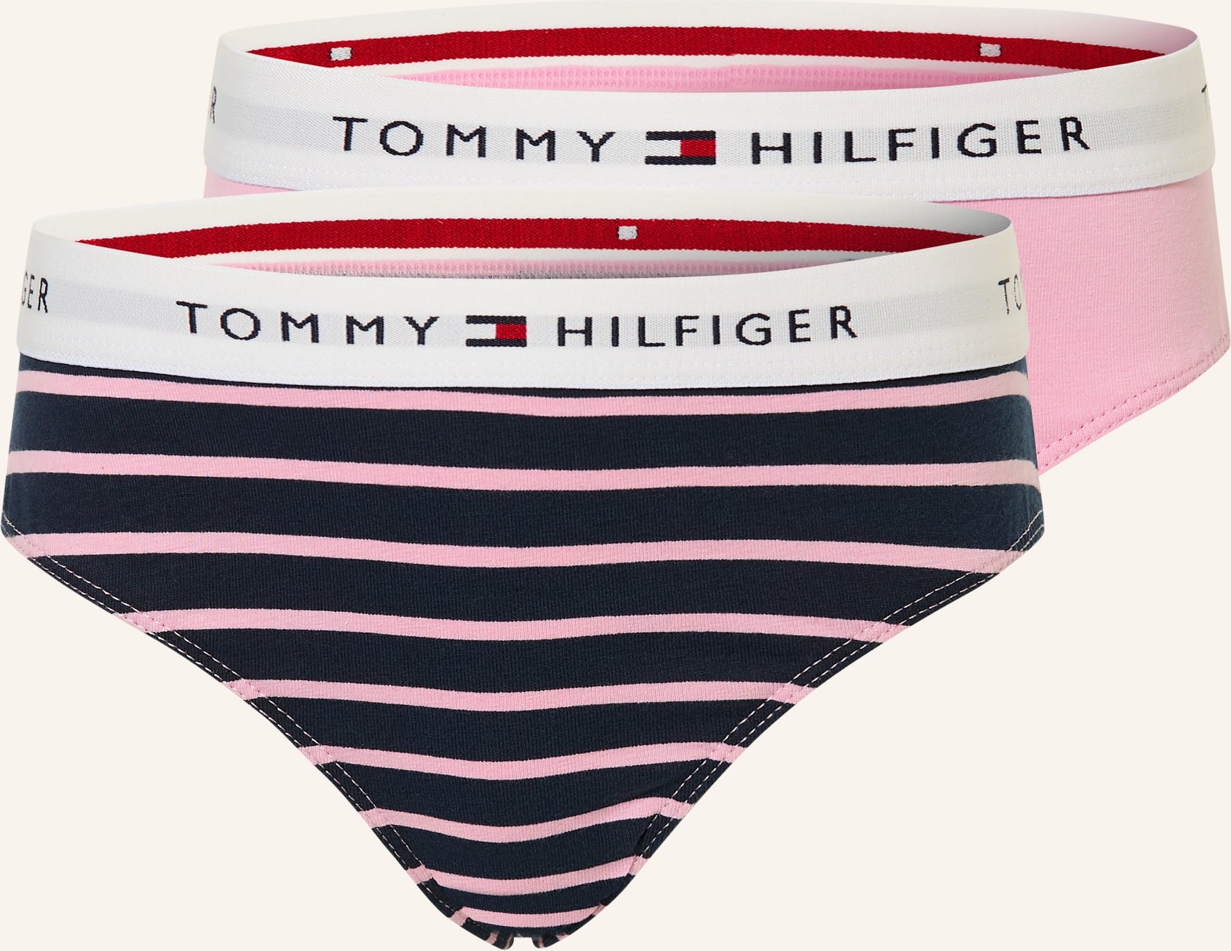 Tommy Hilfiger 2er-Pack Slips rosa