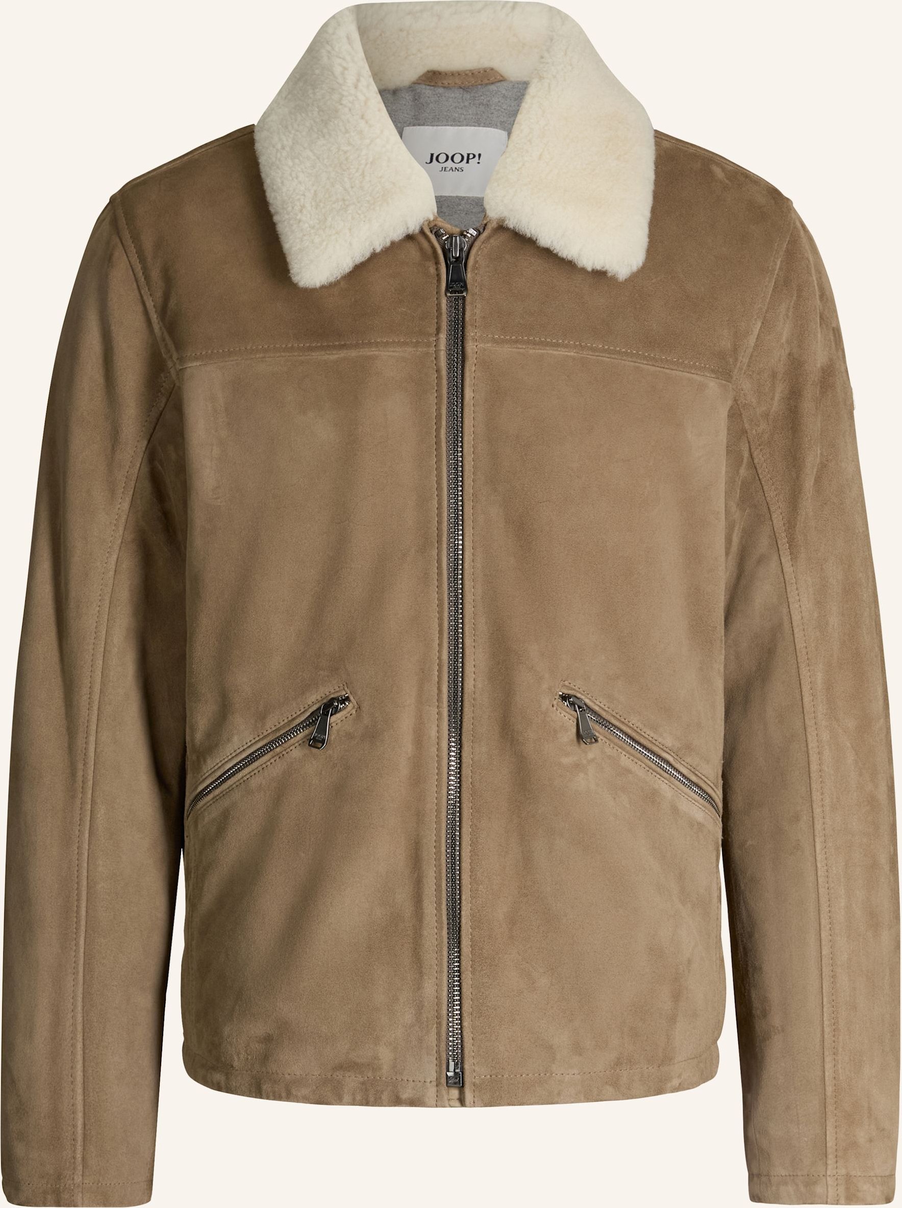 Joop! Jeans Lederjacke braun