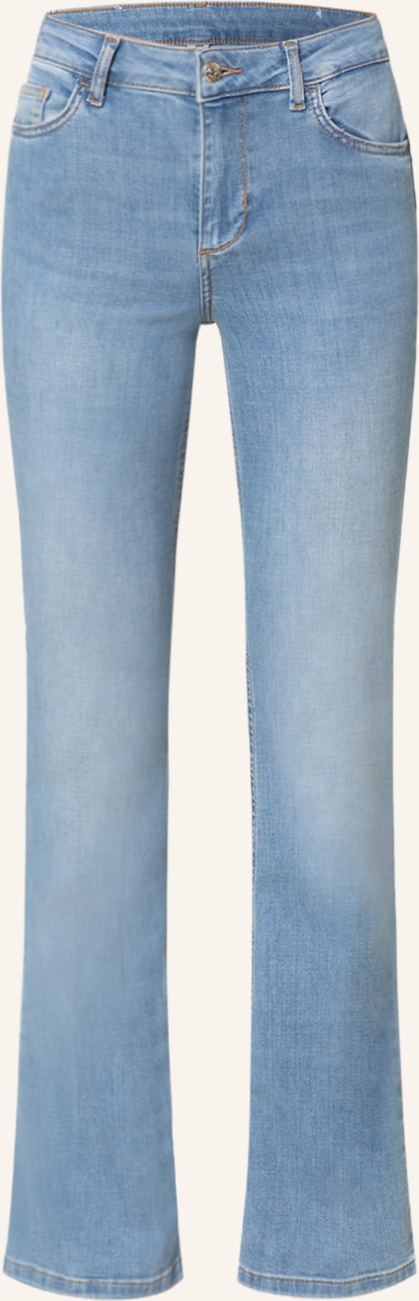 Thumbnail - Liu Jo Flared Jeans Beat blau