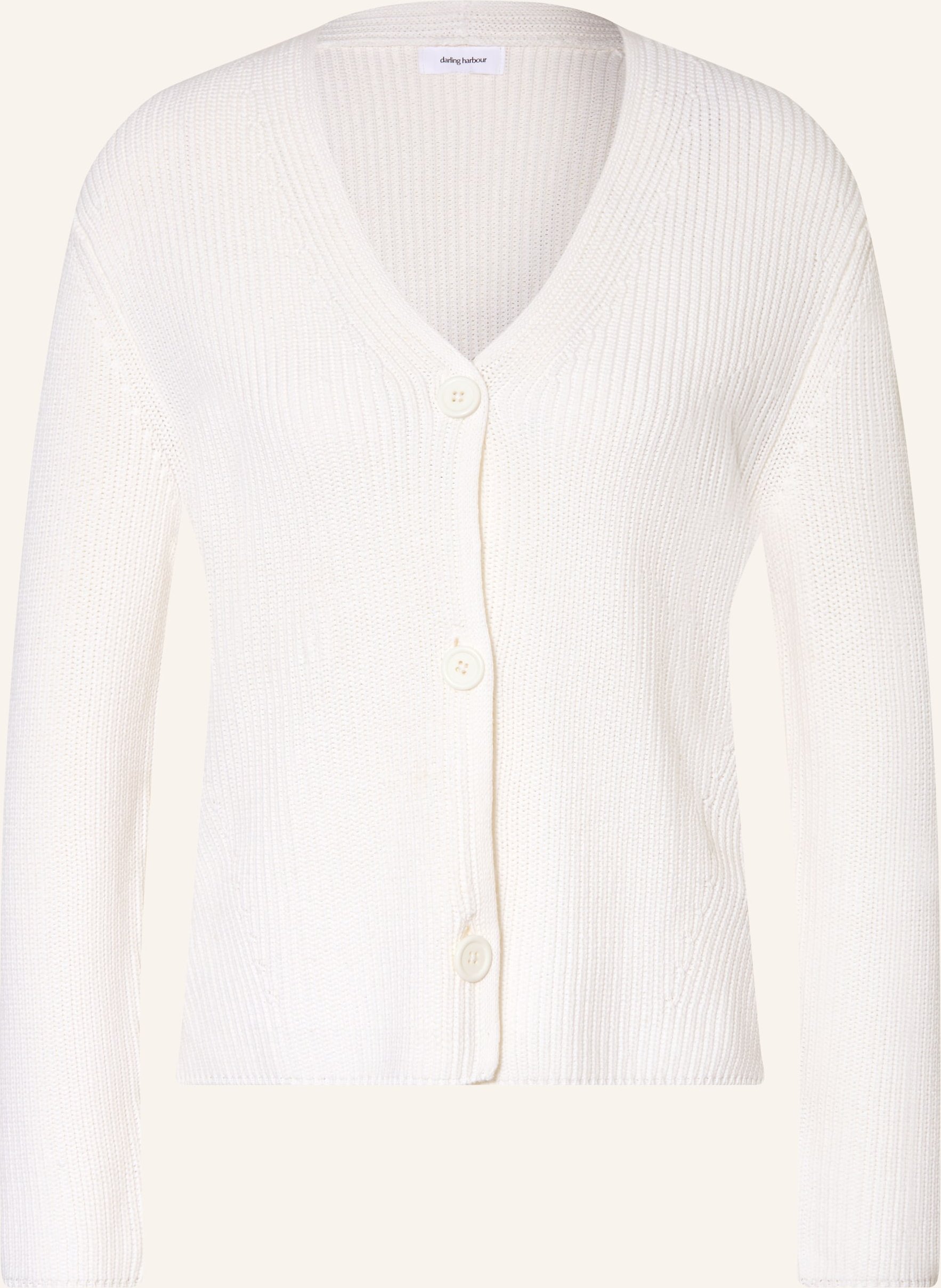 Darling Harbour Strickjacke weiss