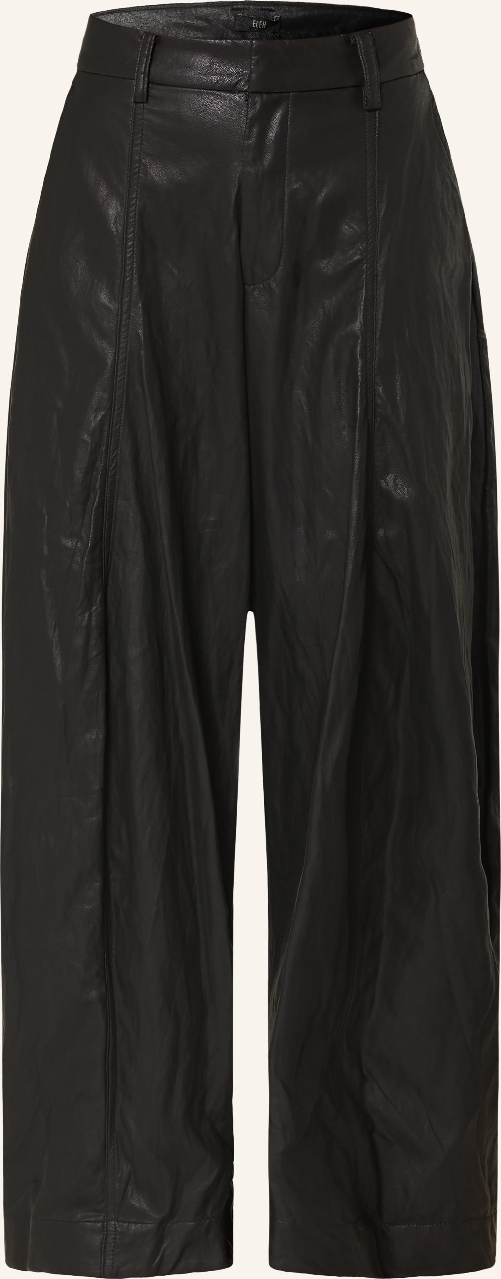 Eleh Hose In Lederoptik schwarz