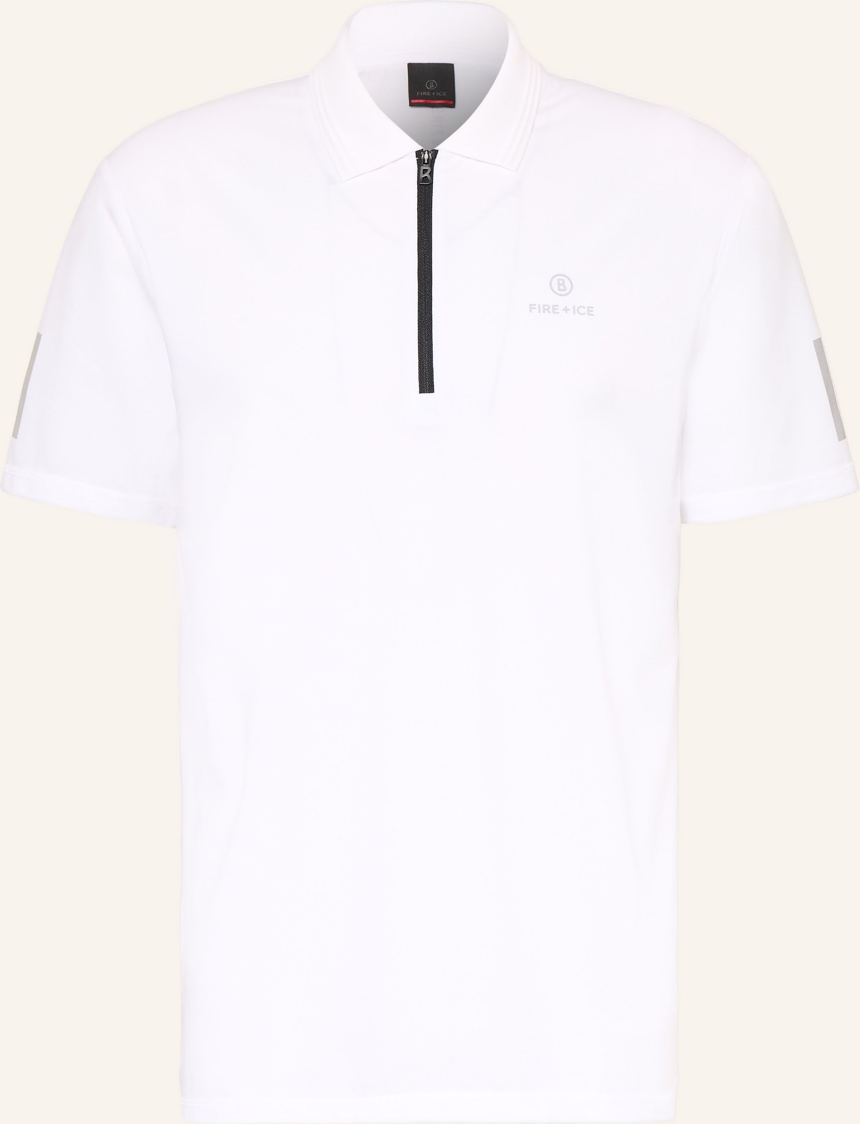 Fire+Ice Jersey-Poloshirt Mikka weiss