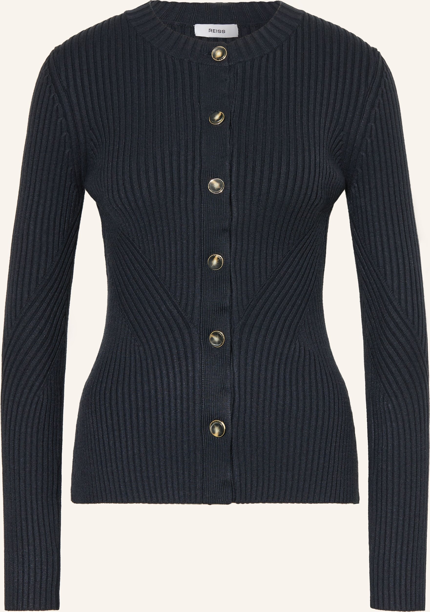 Reiss Strickjacke Tula blau