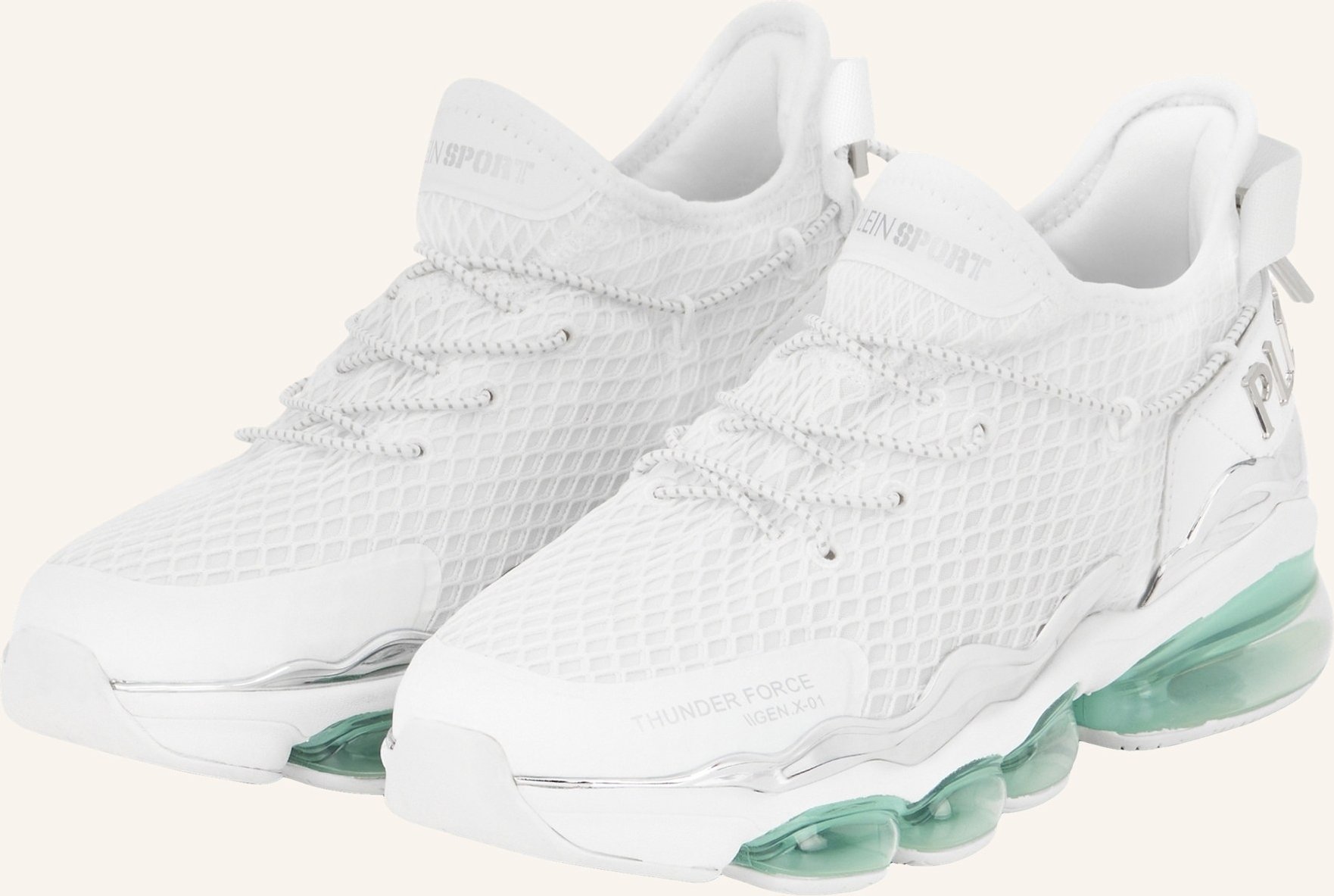 Plein Sport Runner Sneaker weiss