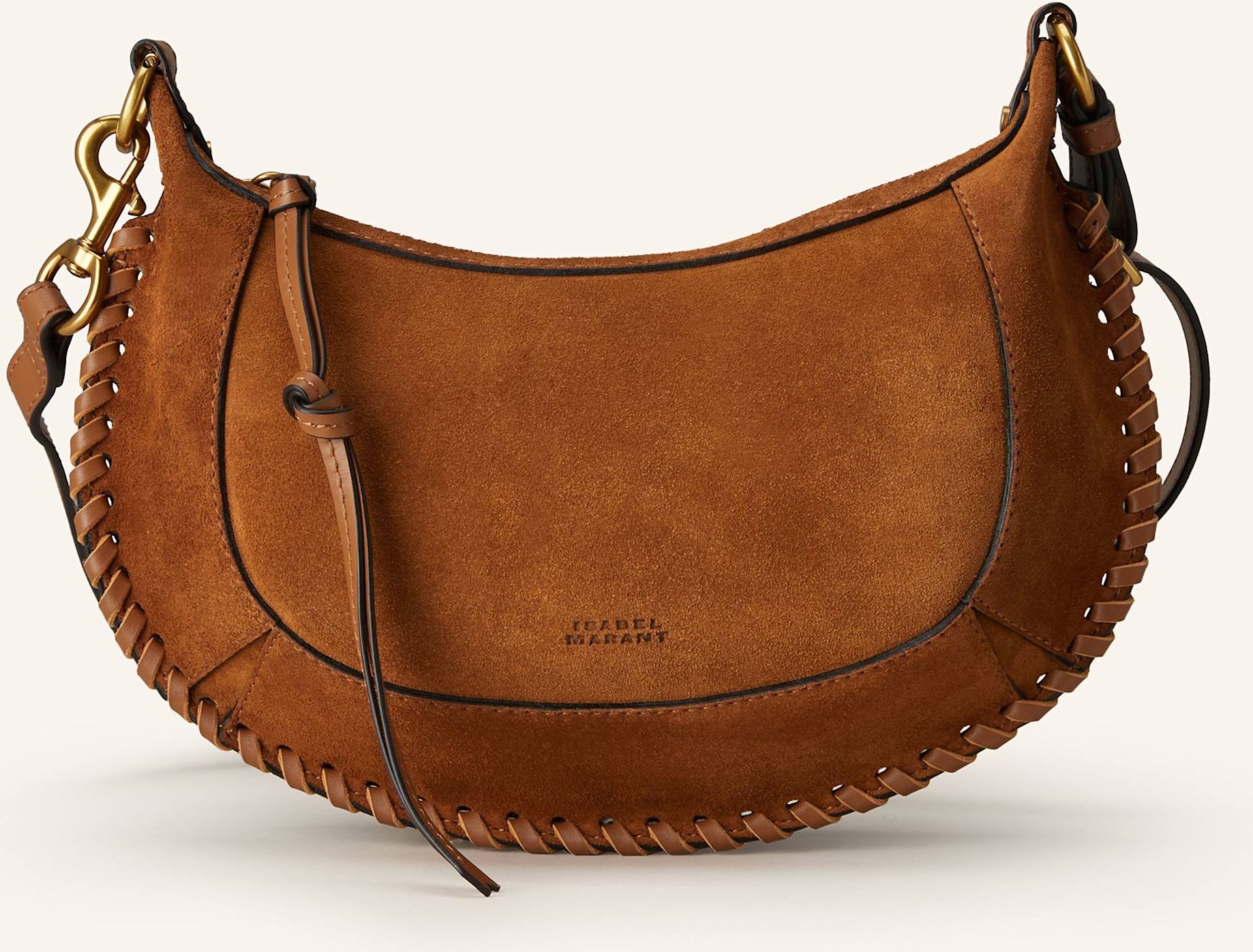 Isabel Marant Umhängetasche Oskan Moon braun