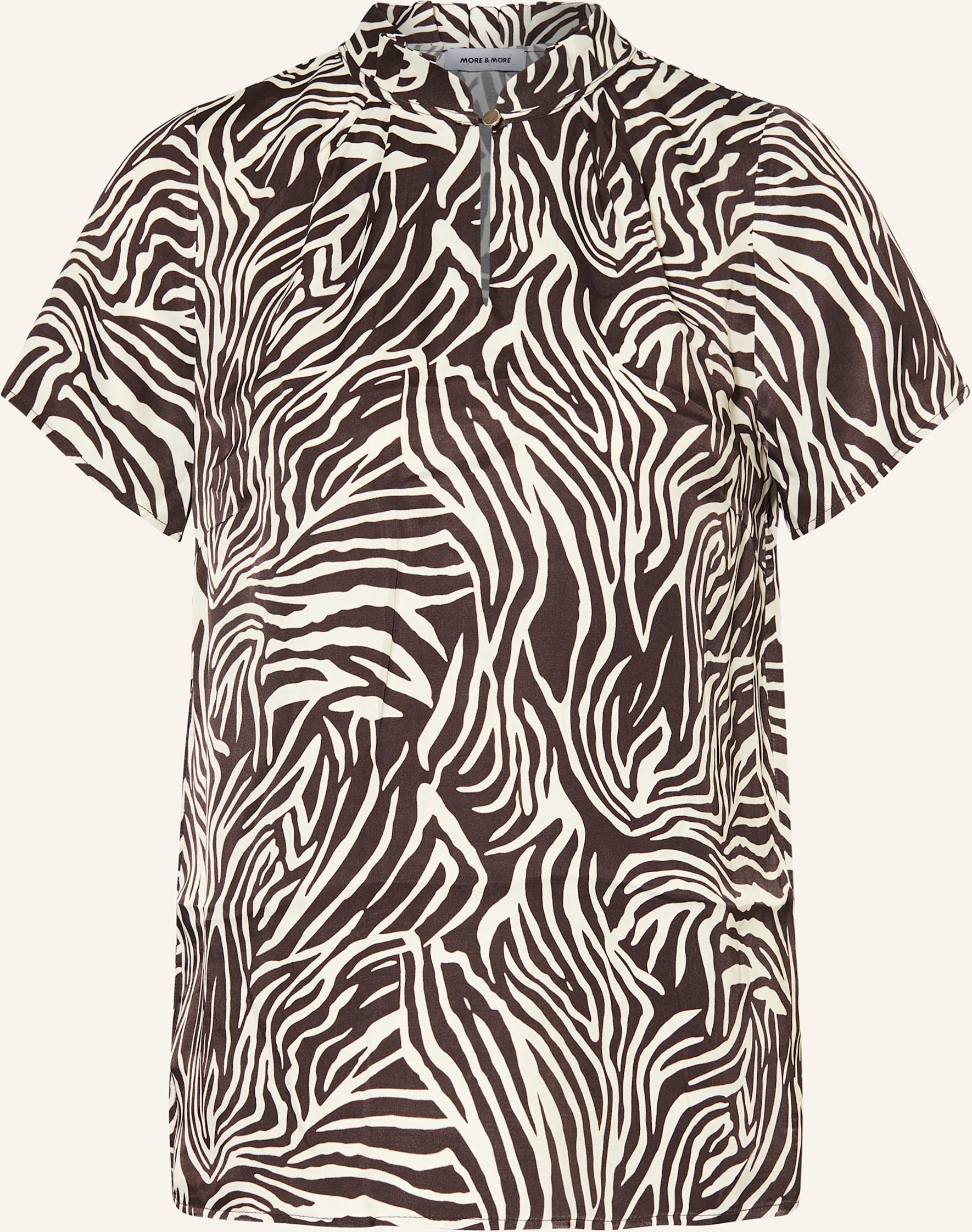 More & More Blusentop braun