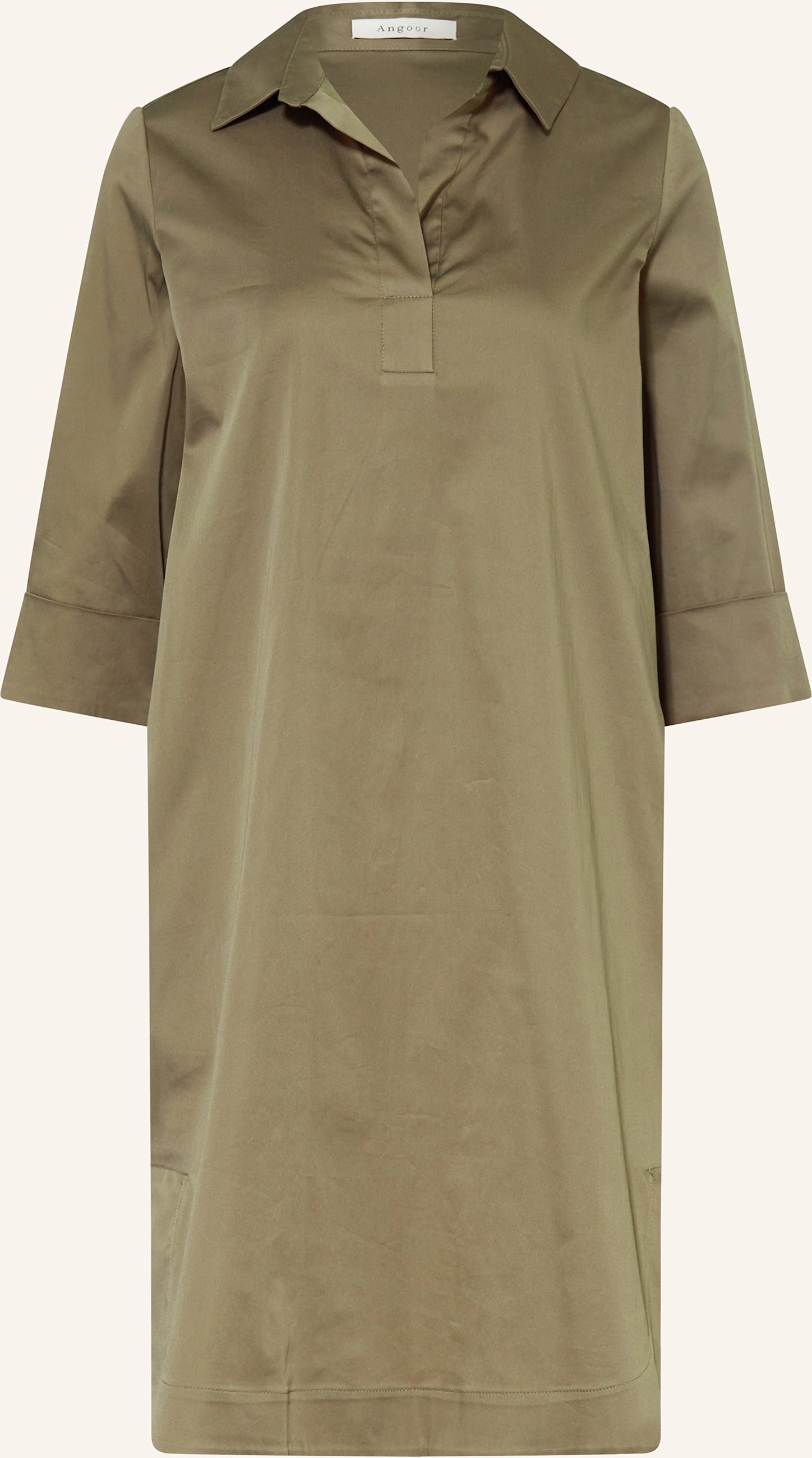 Angoor Hemdblusenkleid Debbie Mit 3/4-Arm gruen