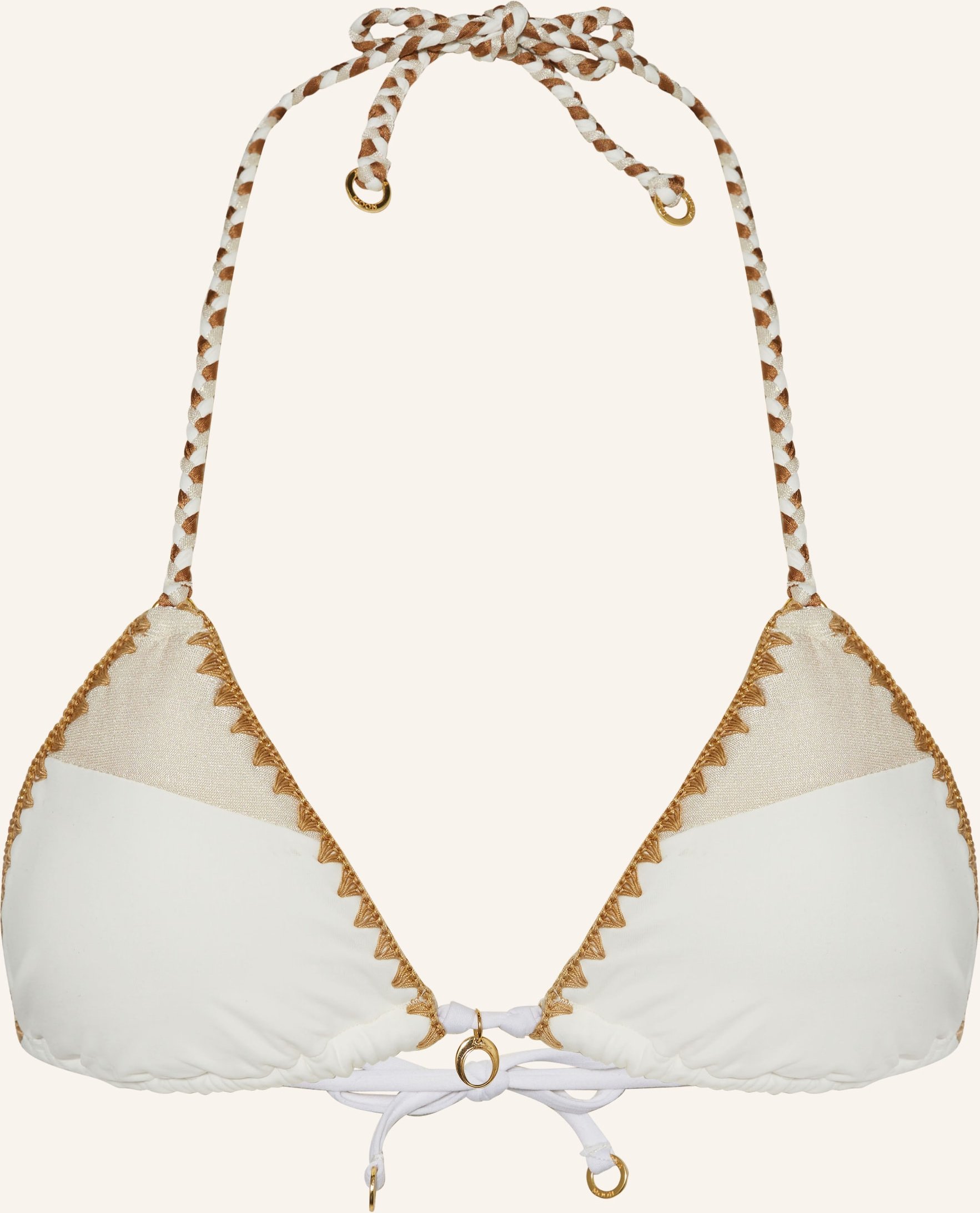 Banana Moon Couture Triangel-Bikini-Top Nazca Bosco weiss