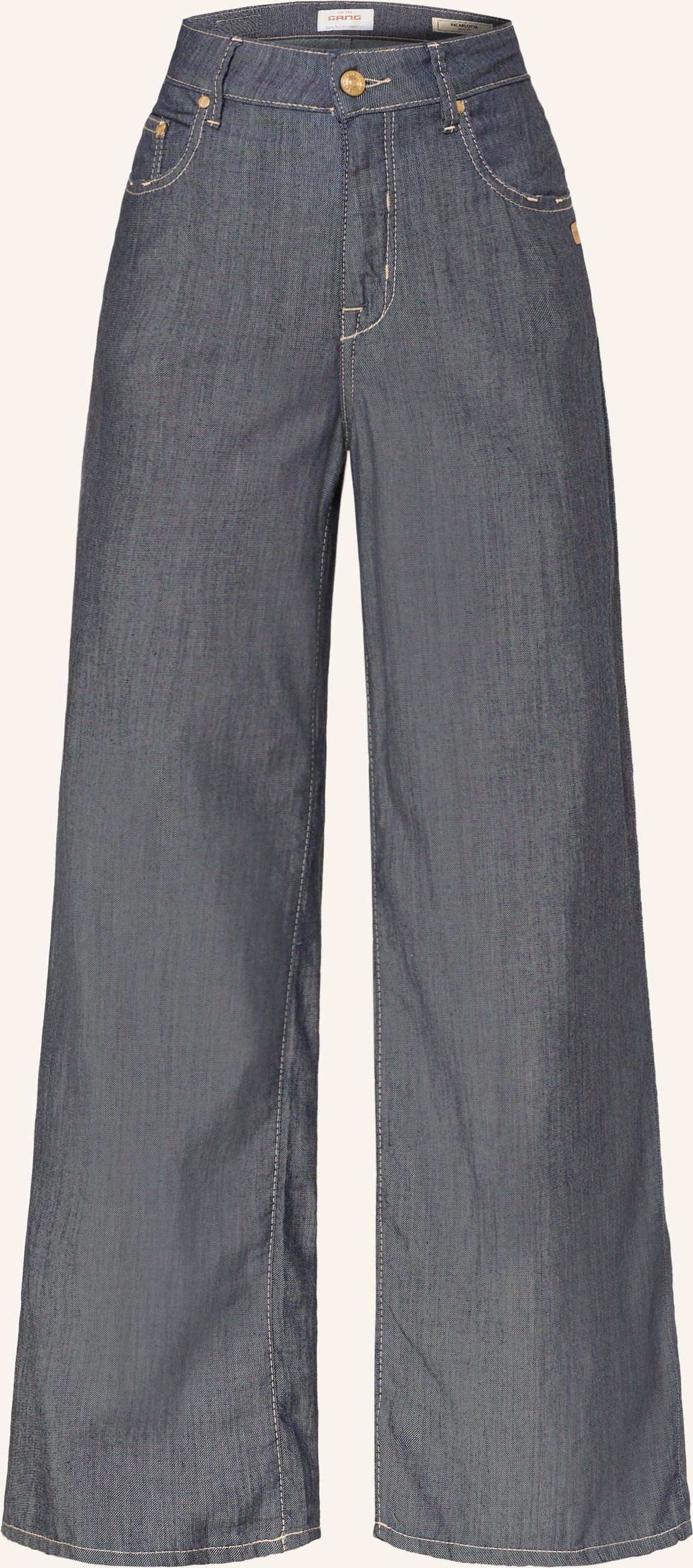 Gang Wide Leg Jeans Carlotta blau
