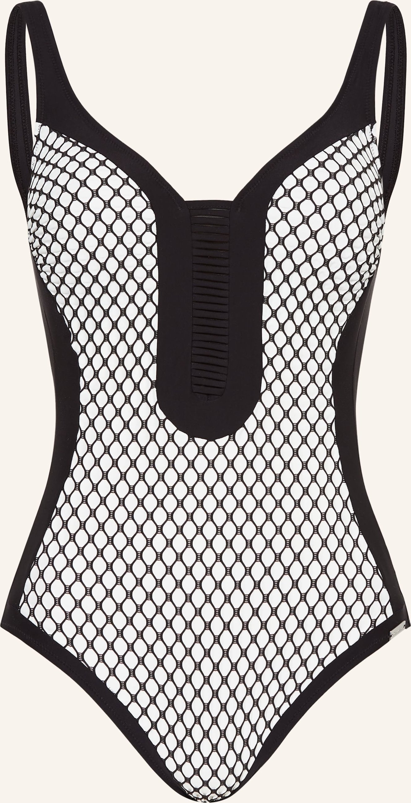 Charmline Shape-Badeanzug Textured Dimension schwarz