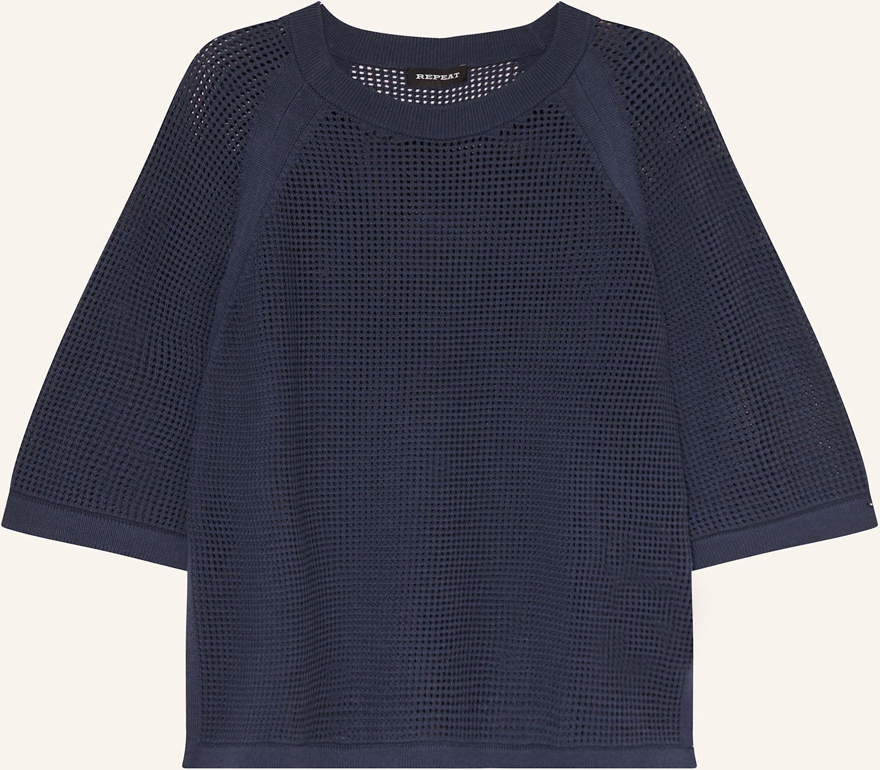 Thumbnail - Repeat Strickshirt blau