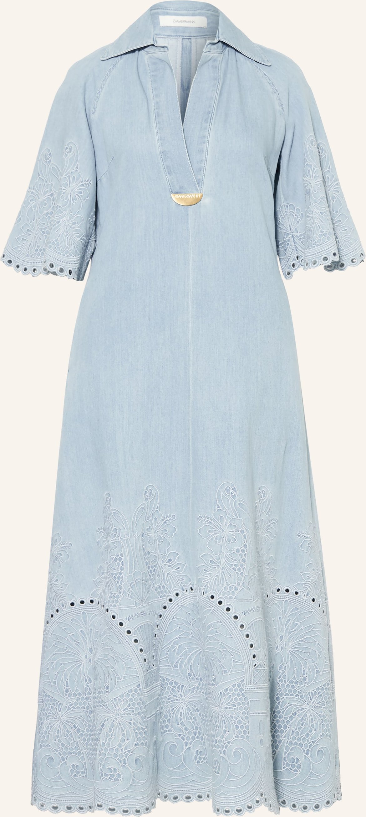 Zimmermann Jeanskleid Daylight blau