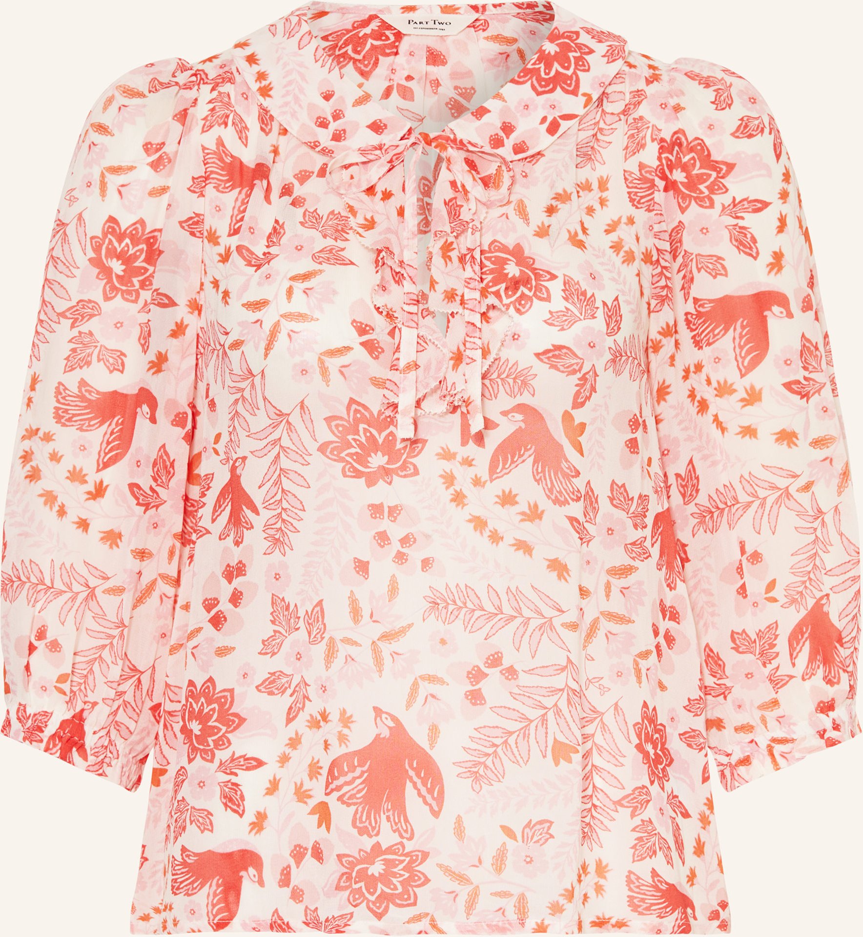 Part Two Blusenshirt Alviapw Mit 3/4-Arm rosa