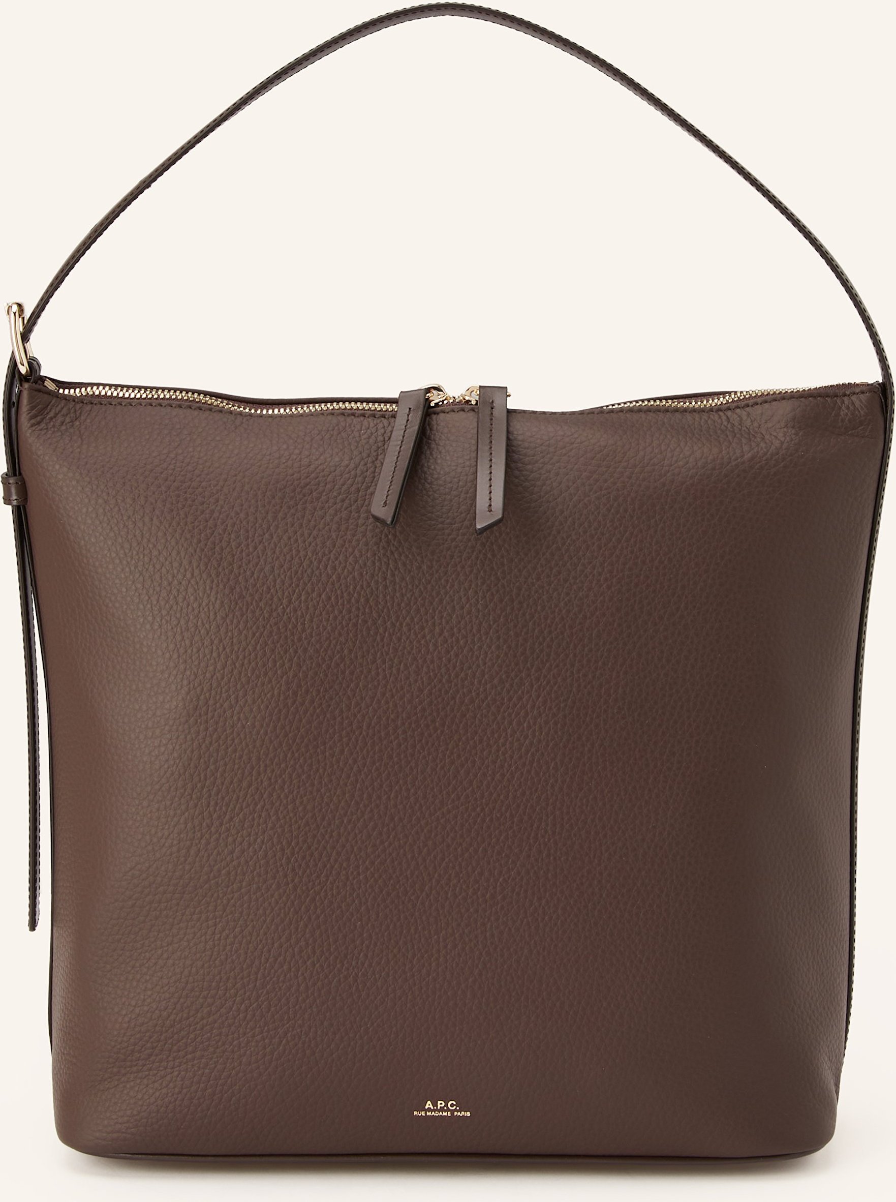 Thumbnail - A.P.C. Hobo-Bag Vera braun