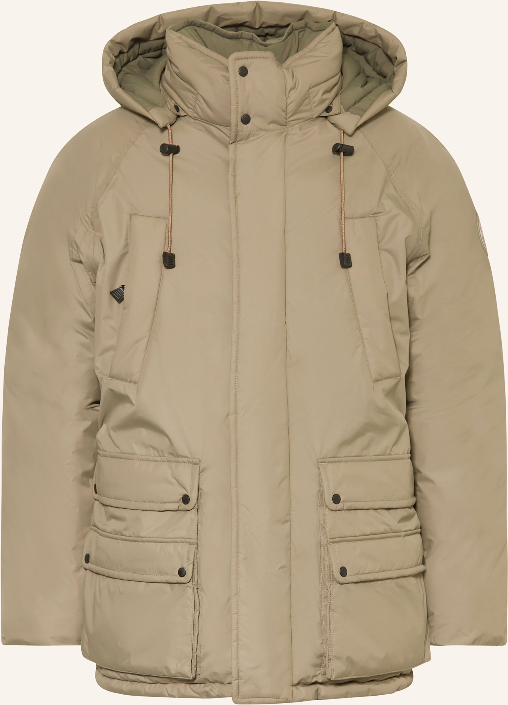 Napapijri Parka A-Gail Zum Wenden Mit Abnehmbarer Kapuze beige