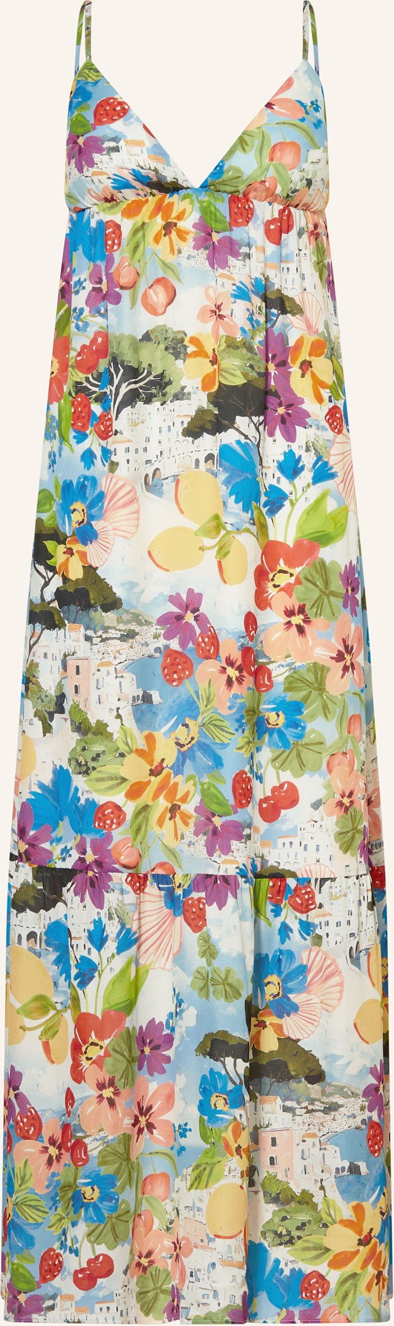 Maryan Mehlhorn Strandkleid Riviera Aus Seide gruen