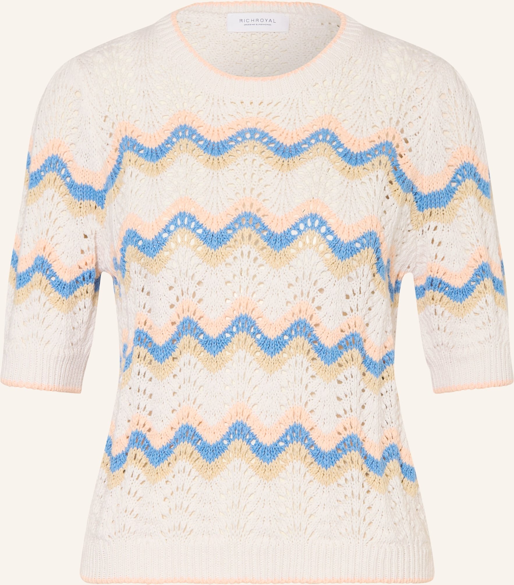 Rich & Royal Strickshirt weiss