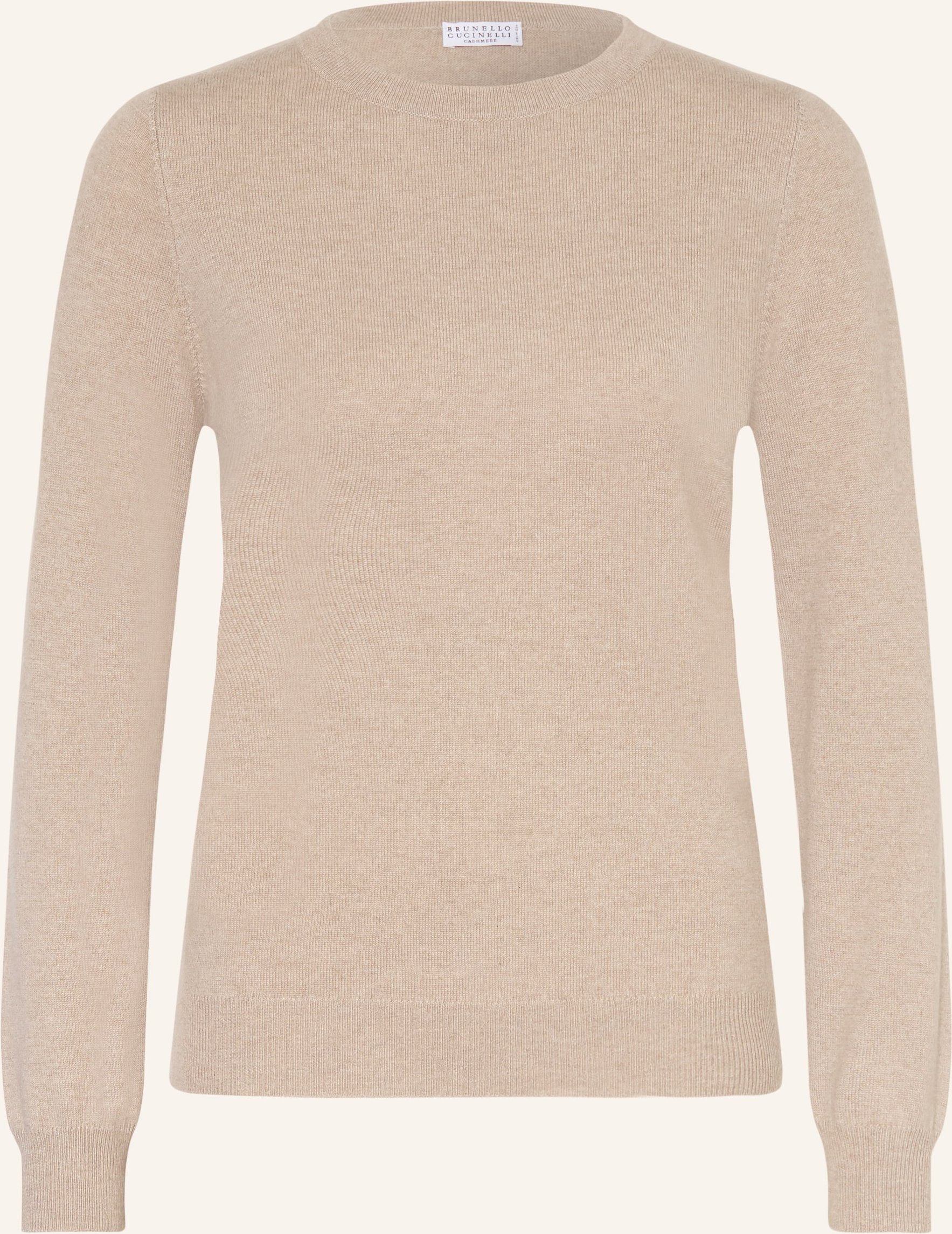Brunello Cucinelli Cashmere-Pullover beige