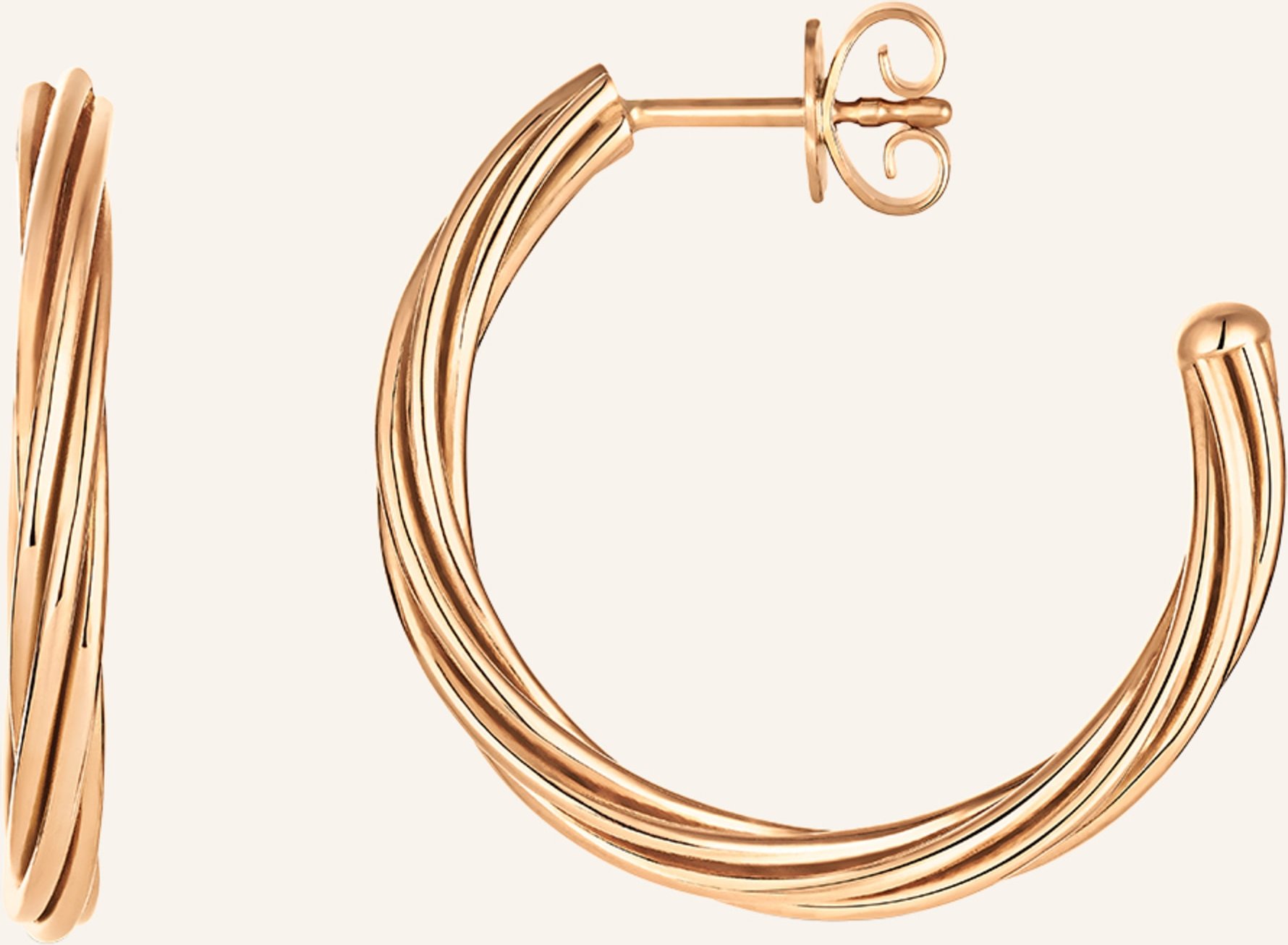 Wempe By Kim Creole Helioro Xs rosegold