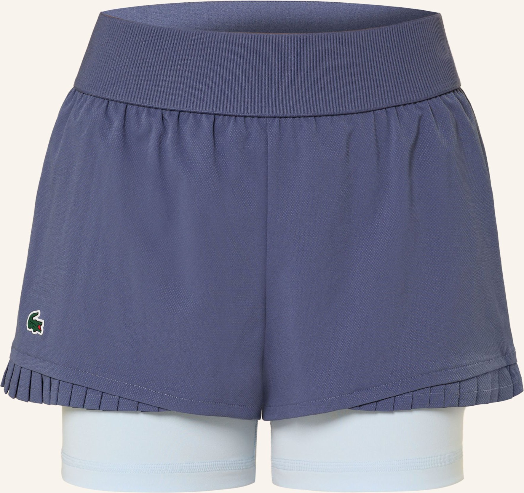 Lacoste 2-in1-Tennisshorts blau