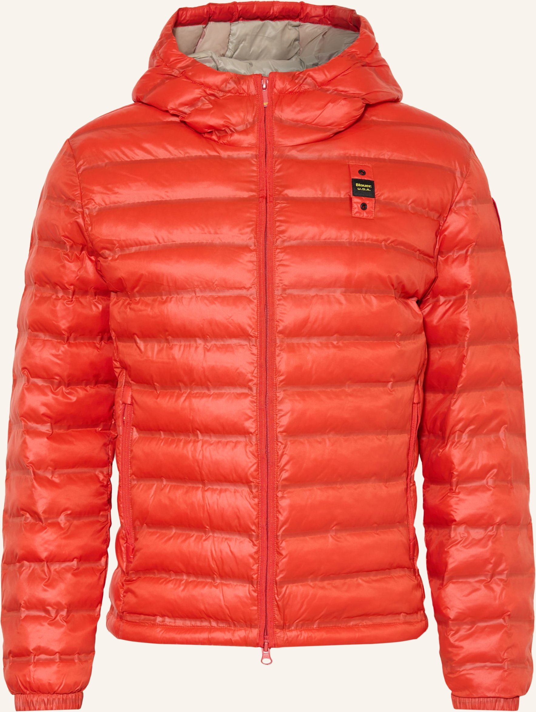 Blauer Steppjacke Charles orange